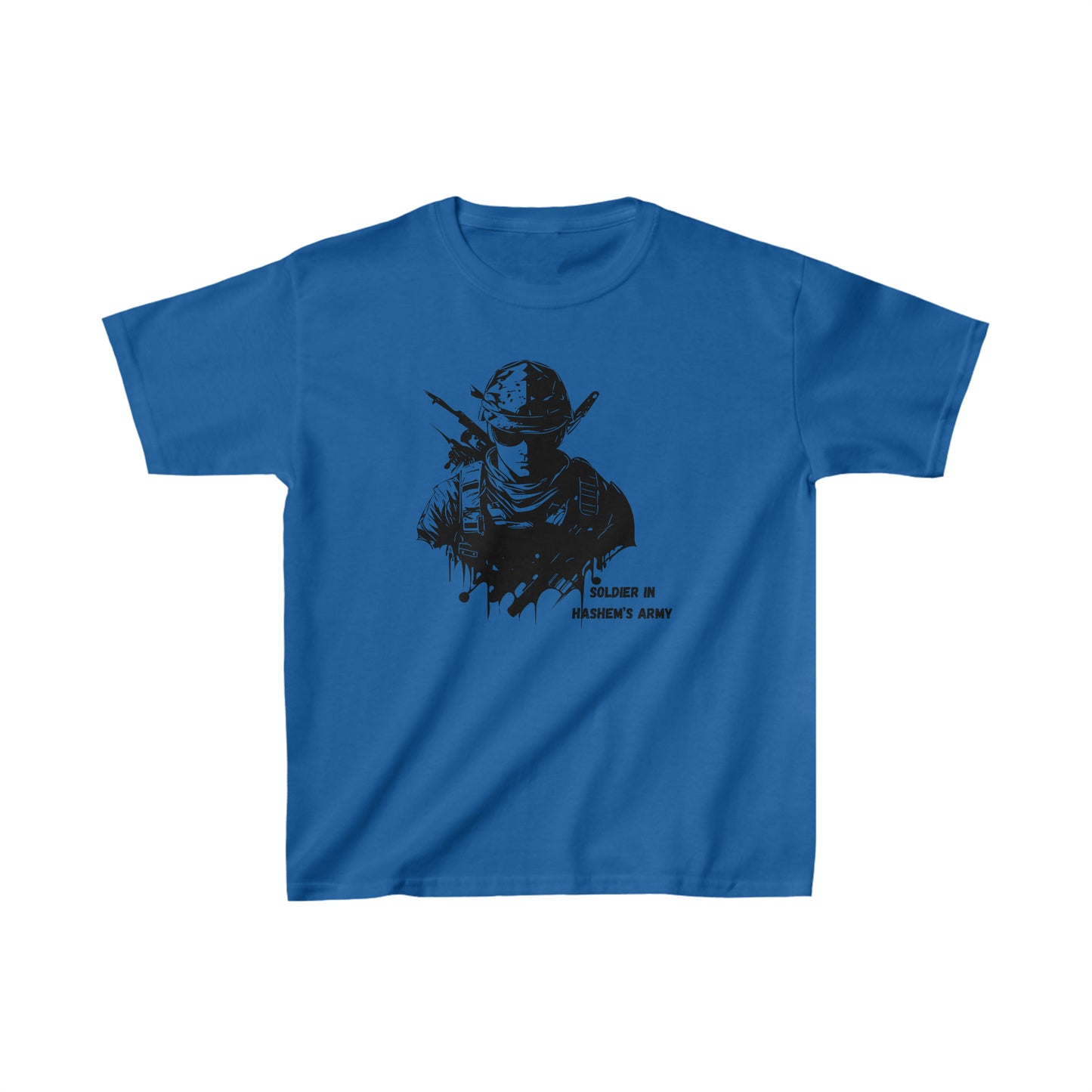 Boys' Soldier in Hashem's Army (large image) short sleeve t-shirt