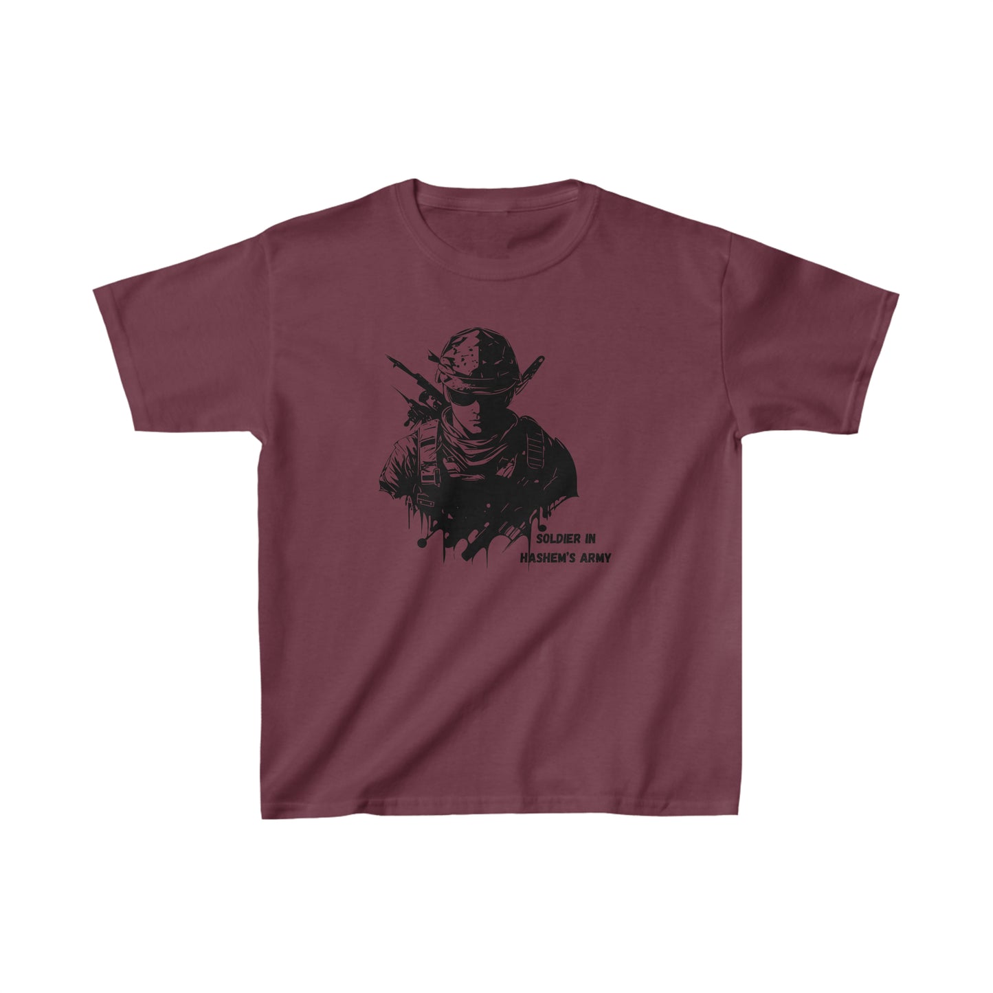 Boys' Soldier in Hashem's Army (large image) short sleeve t-shirt
