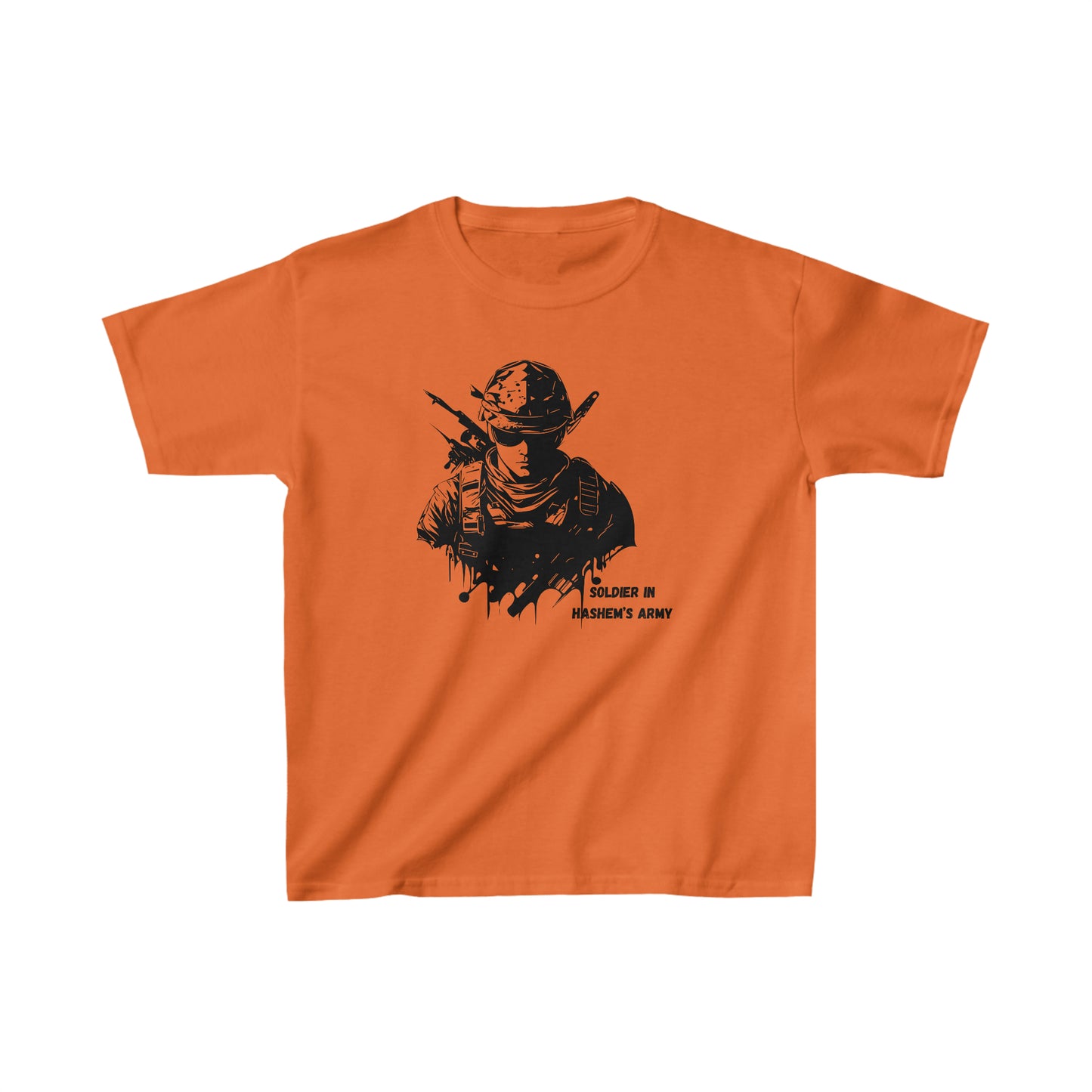 Boys' Soldier in Hashem's Army (large image) short sleeve t-shirt