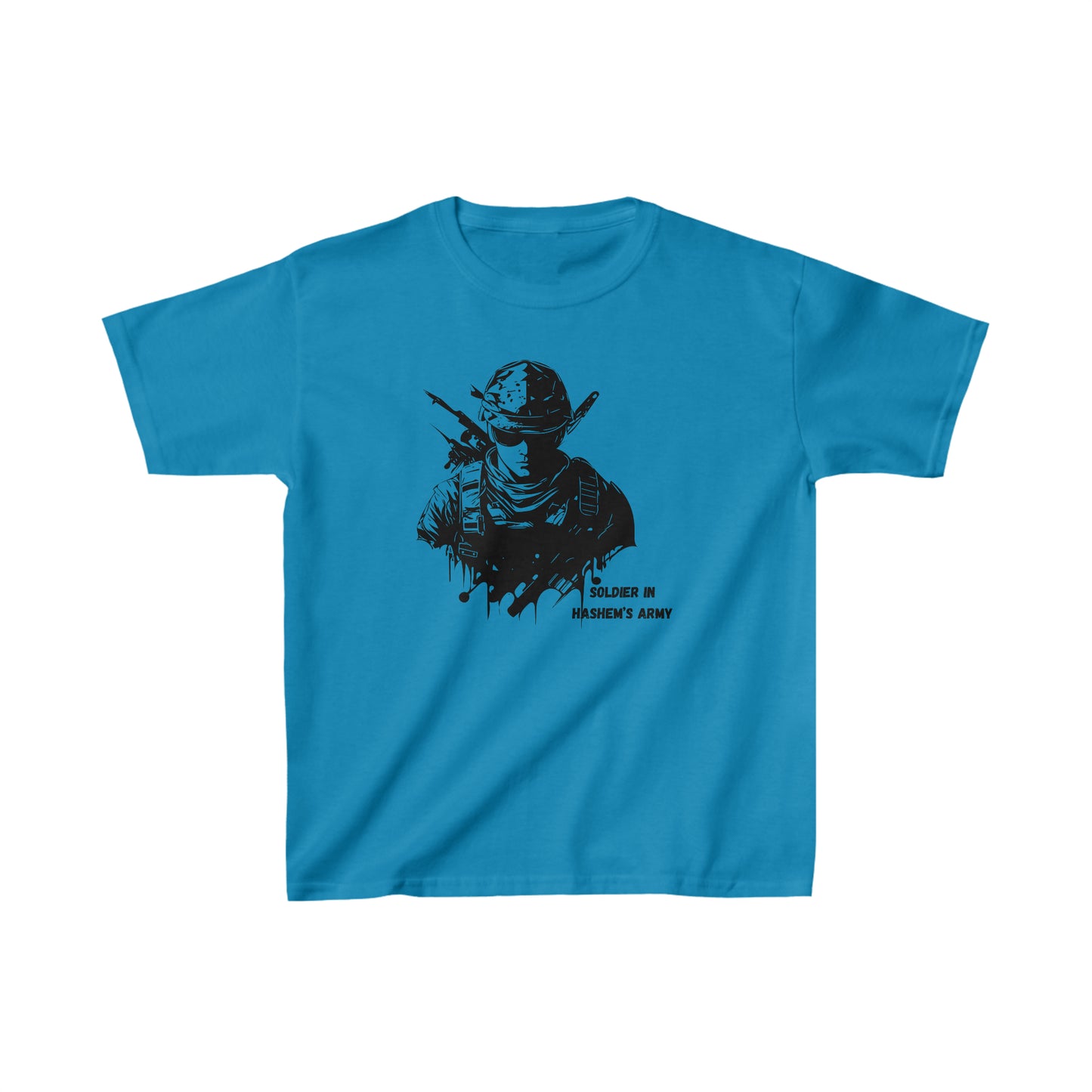 Boys' Soldier in Hashem's Army (large image) short sleeve t-shirt
