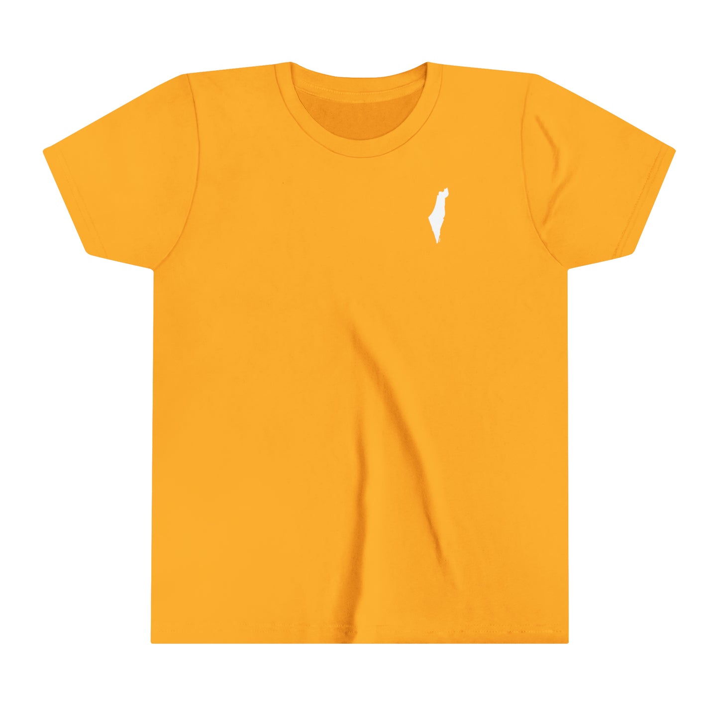 Kids Map of Israel - minimalist design short sleeve t-shirt