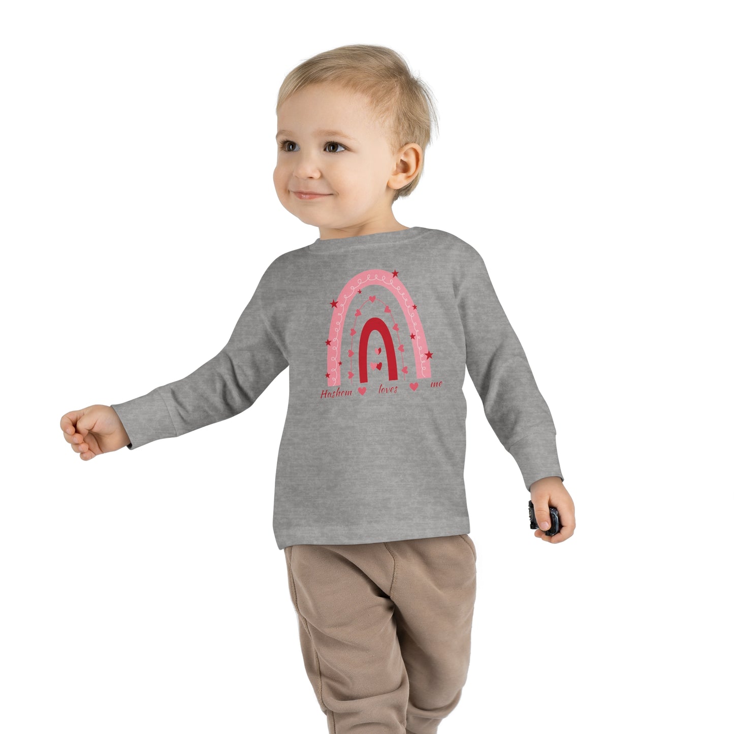 Toddler Girls'Hashem Loves Me Long Sleevet-shirt