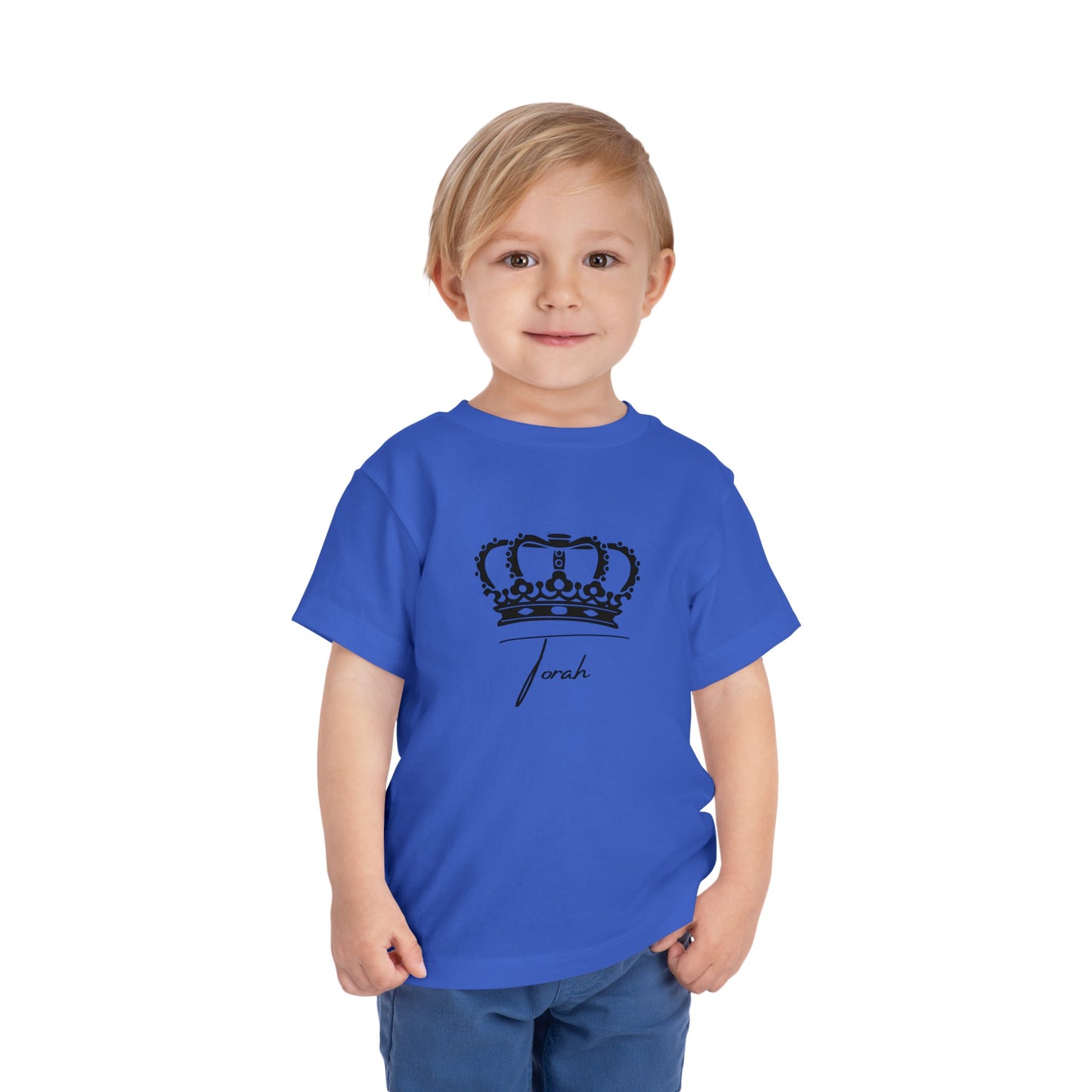Toddler Crowned Torah Short Sleeve Tee