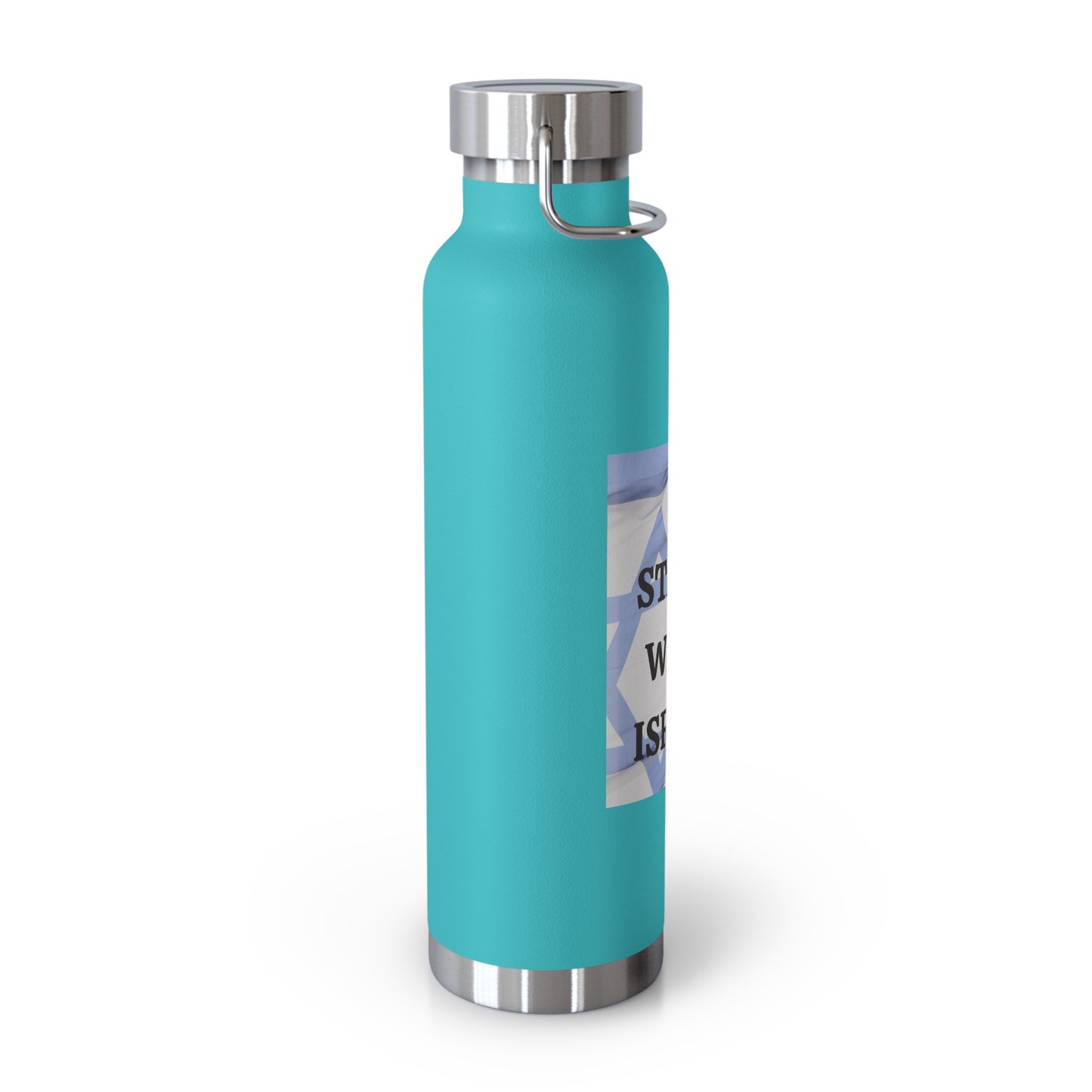 I stand with Israel - Copper Vacuum Insulated Bottle, 22oz