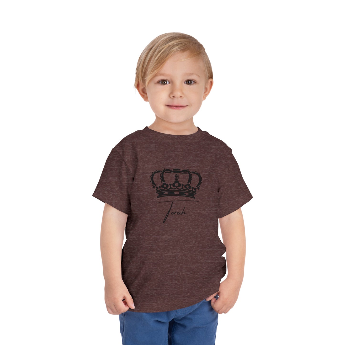 Toddler Crowned Torah Short Sleeve Tee