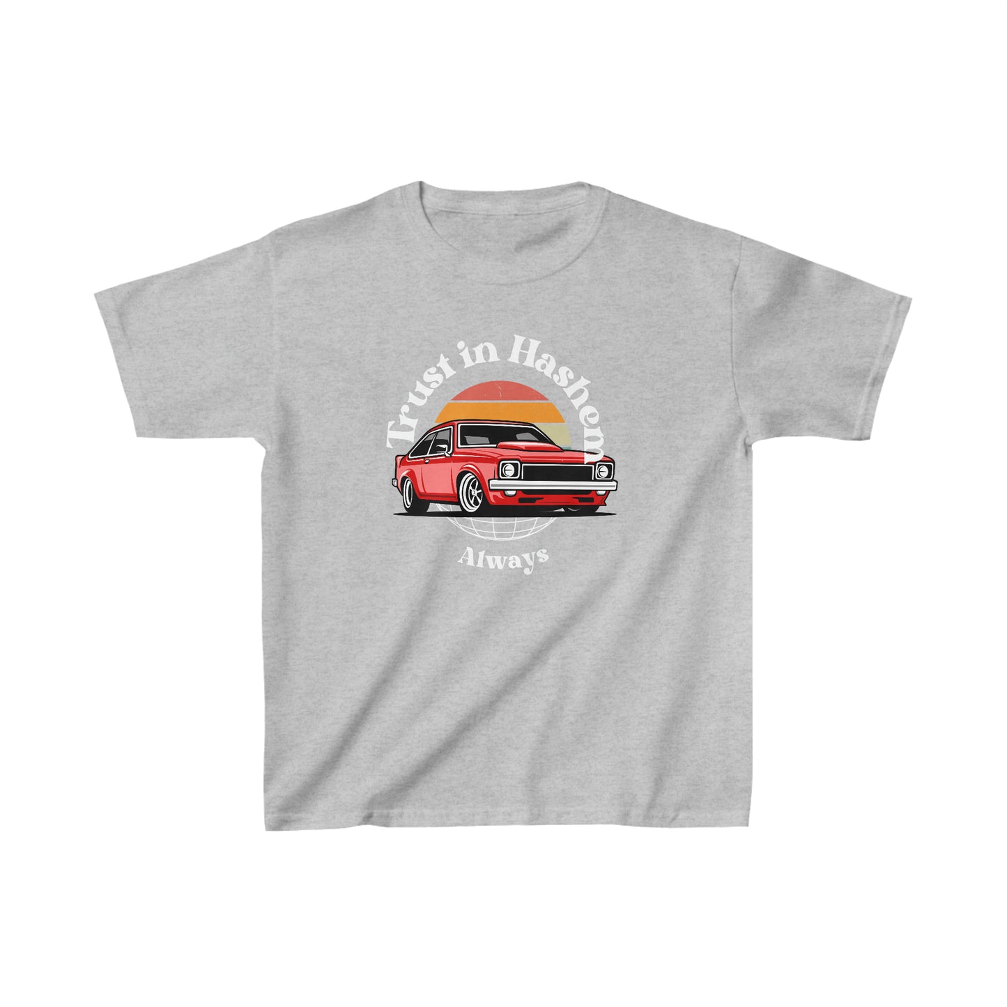 Kids' Trust in Hashem Car short sleeve t-shirt