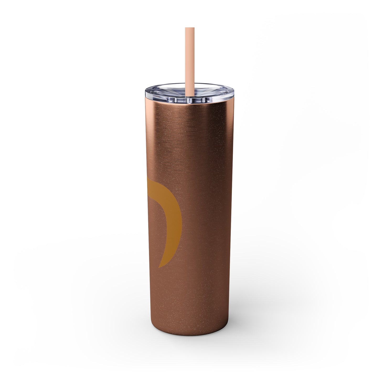 Gold Chai Tumbler with Straw, 20oz