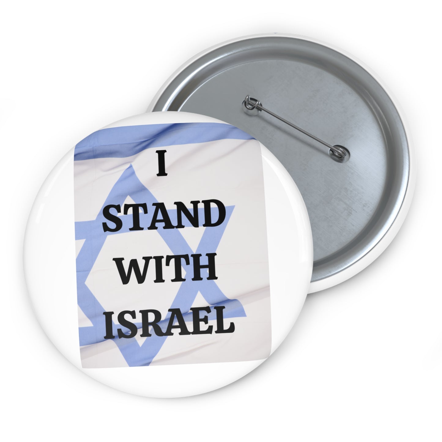 I stand with Israel - Pin Buttons