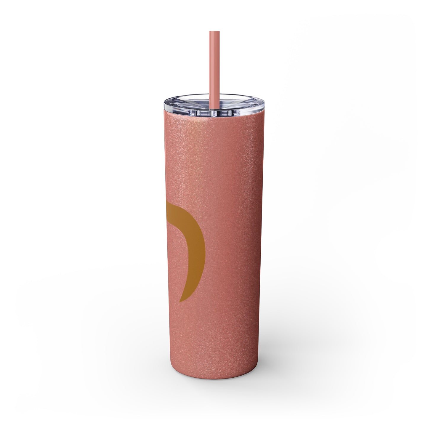 Gold Chai Tumbler with Straw, 20oz
