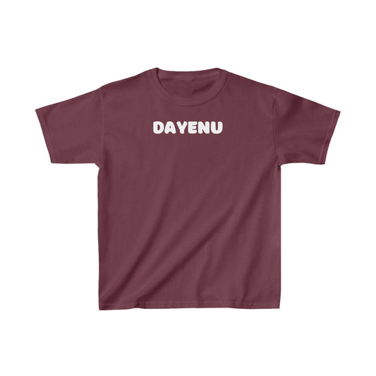 Kids Dayenu short sleeve t-shirt