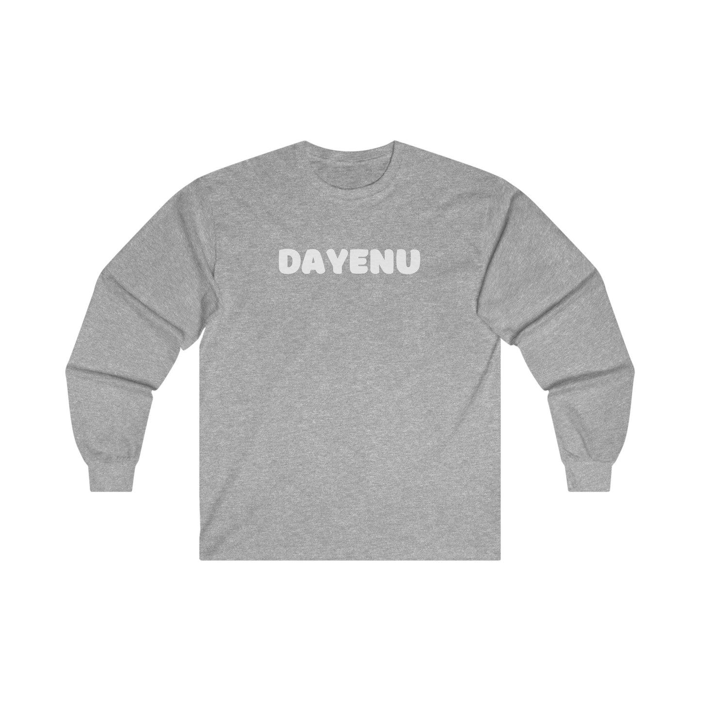 Adult DAYENU long sleeve tshirt