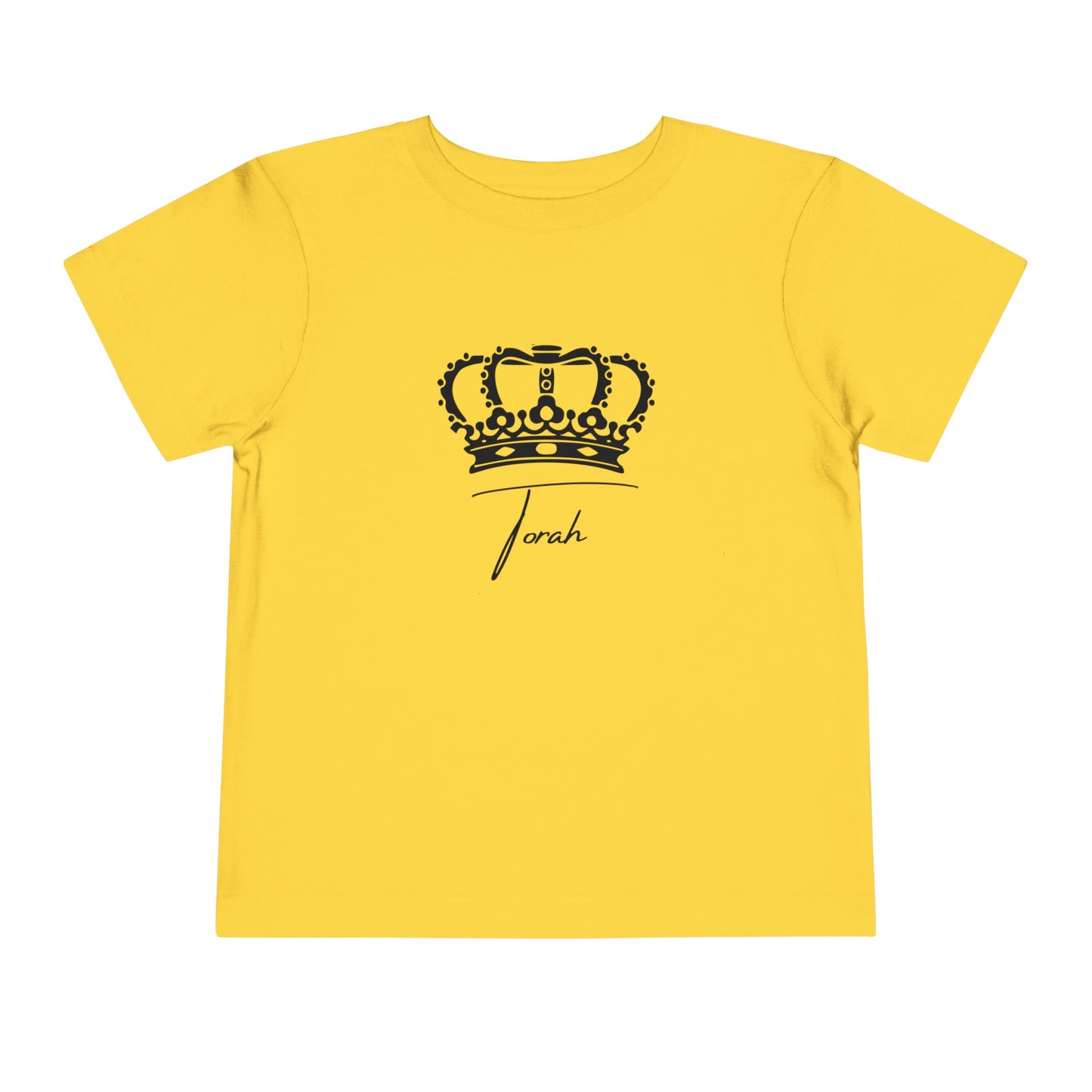 Toddler Crowned Torah Short Sleeve Tee