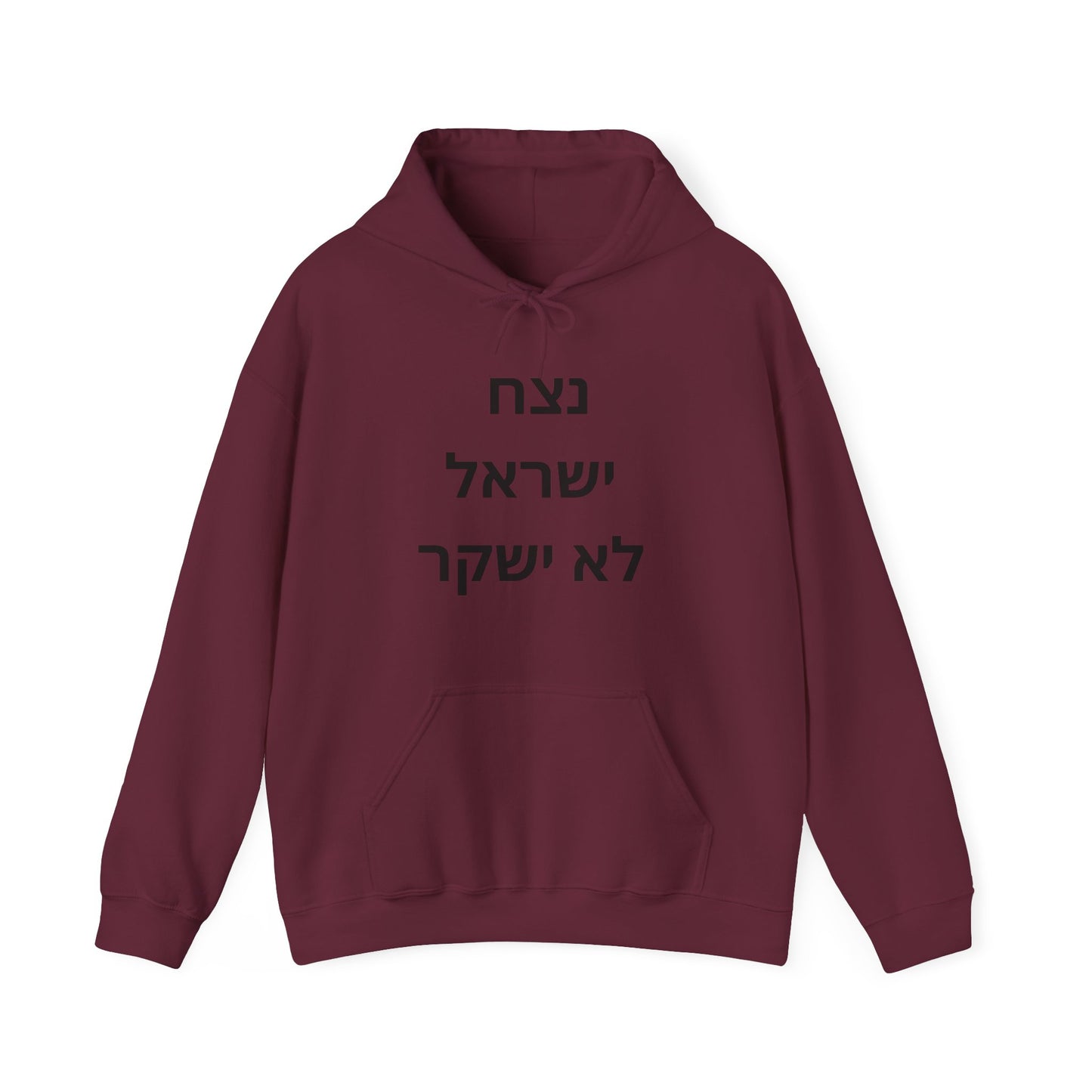 Adult נצח ישראל לא ישקר Hooded Sweatshirt