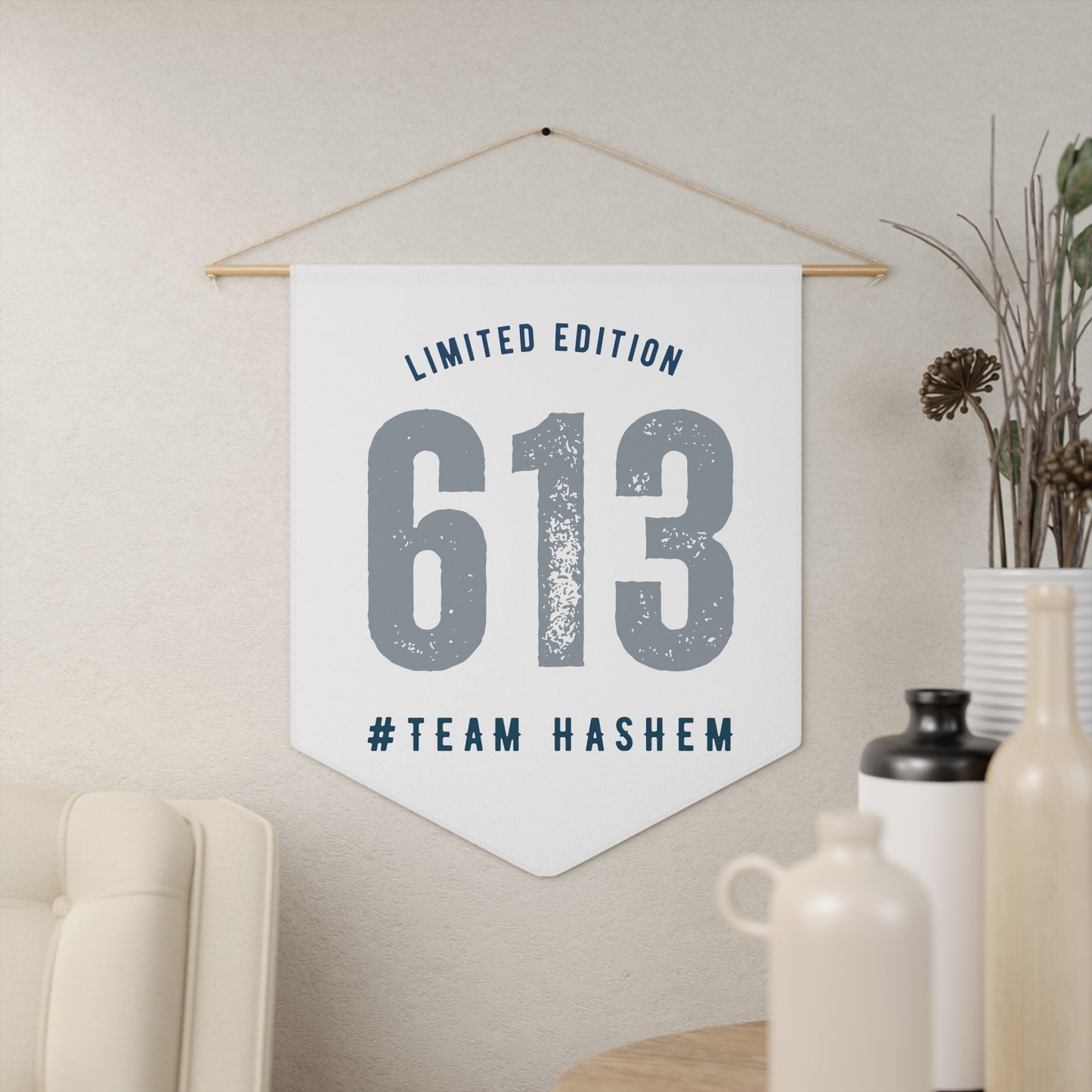 613 Team Hashem pennant
