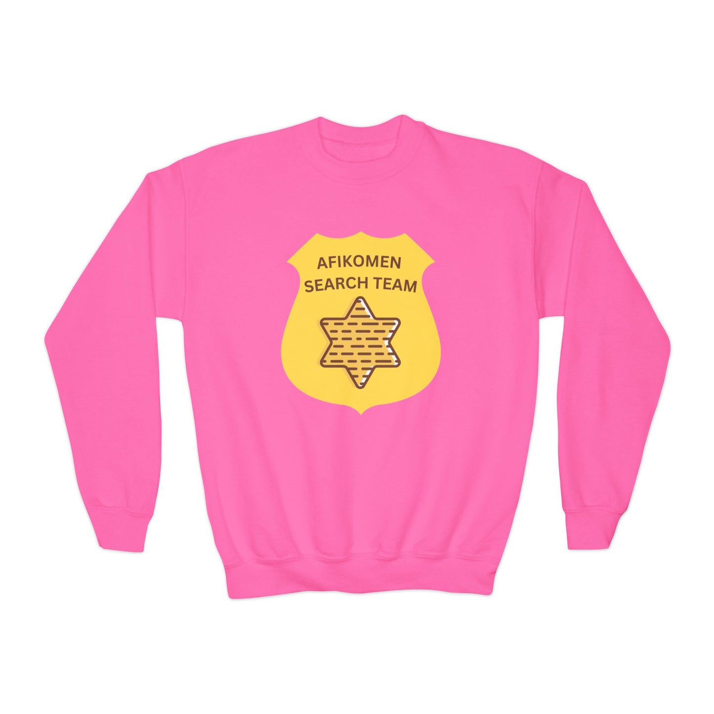 Kids Afikomen Search TeamCrewneck Sweatshirt