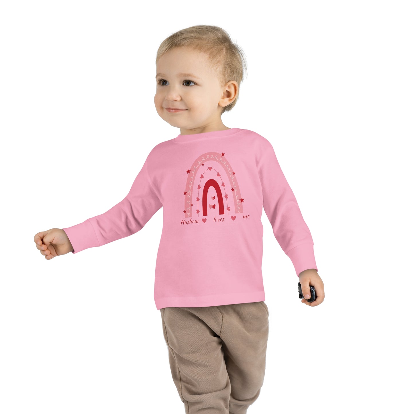 Toddler Girls'Hashem Loves Me Long Sleevet-shirt