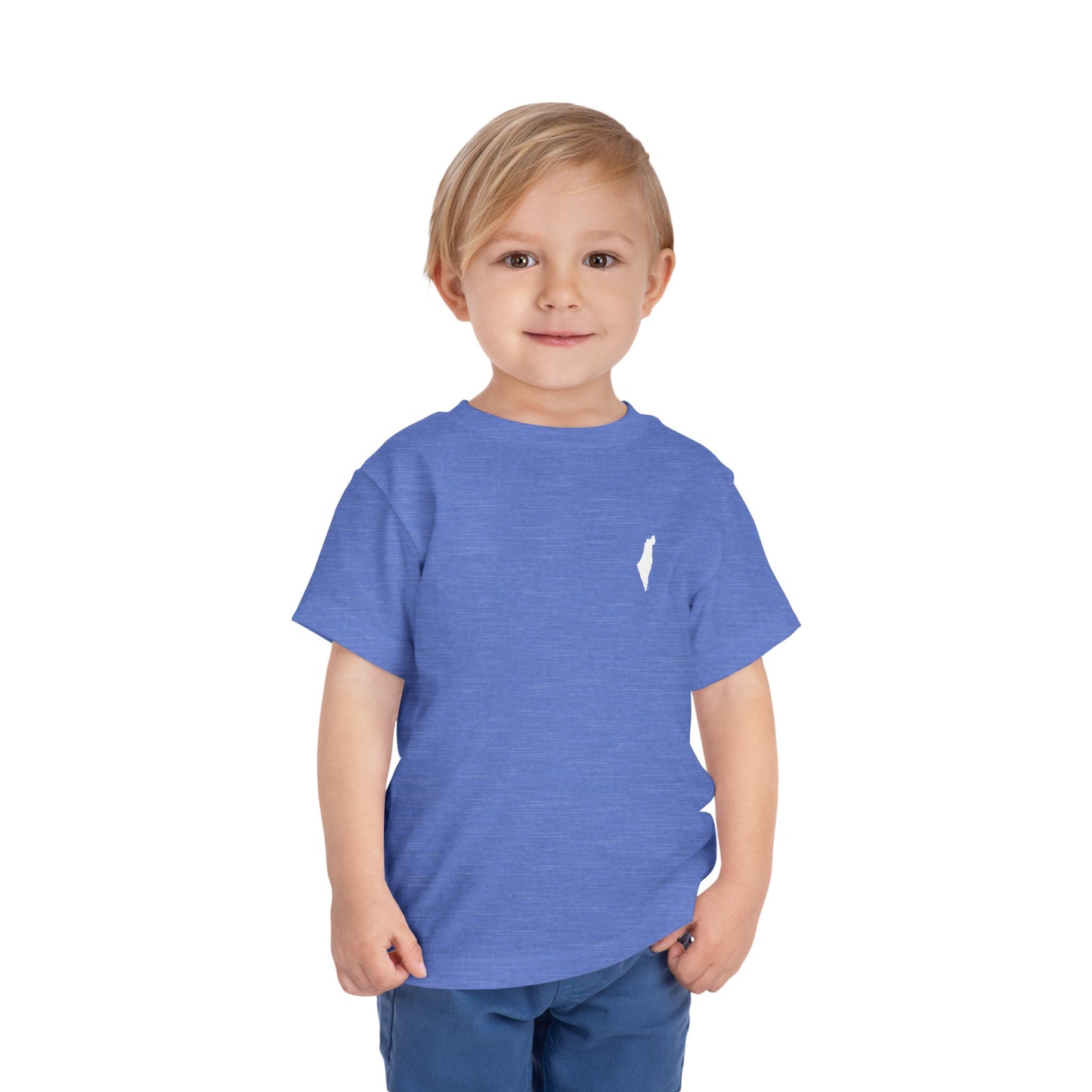 Toddler Map of Israel Short Sleeve Tee