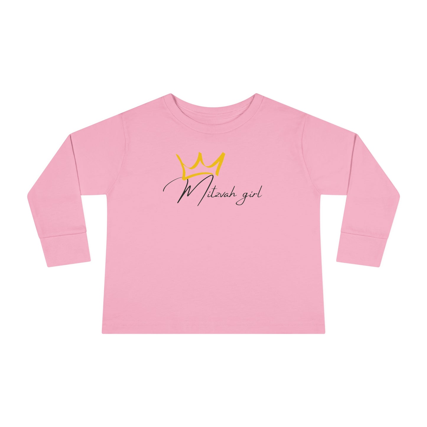 Toddler Girl Mitzvah Girl long sleeve t-shirt