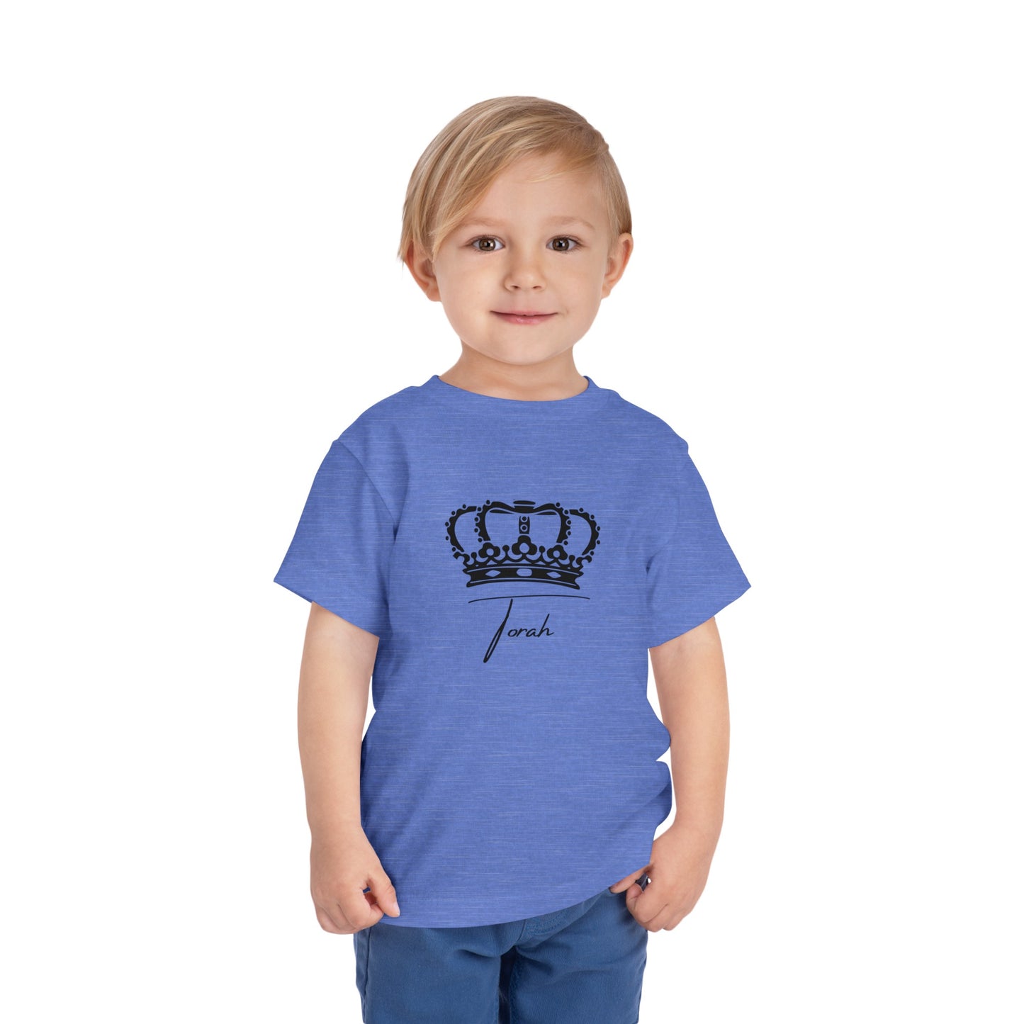 Toddler Crowned Torah Short Sleeve Tee