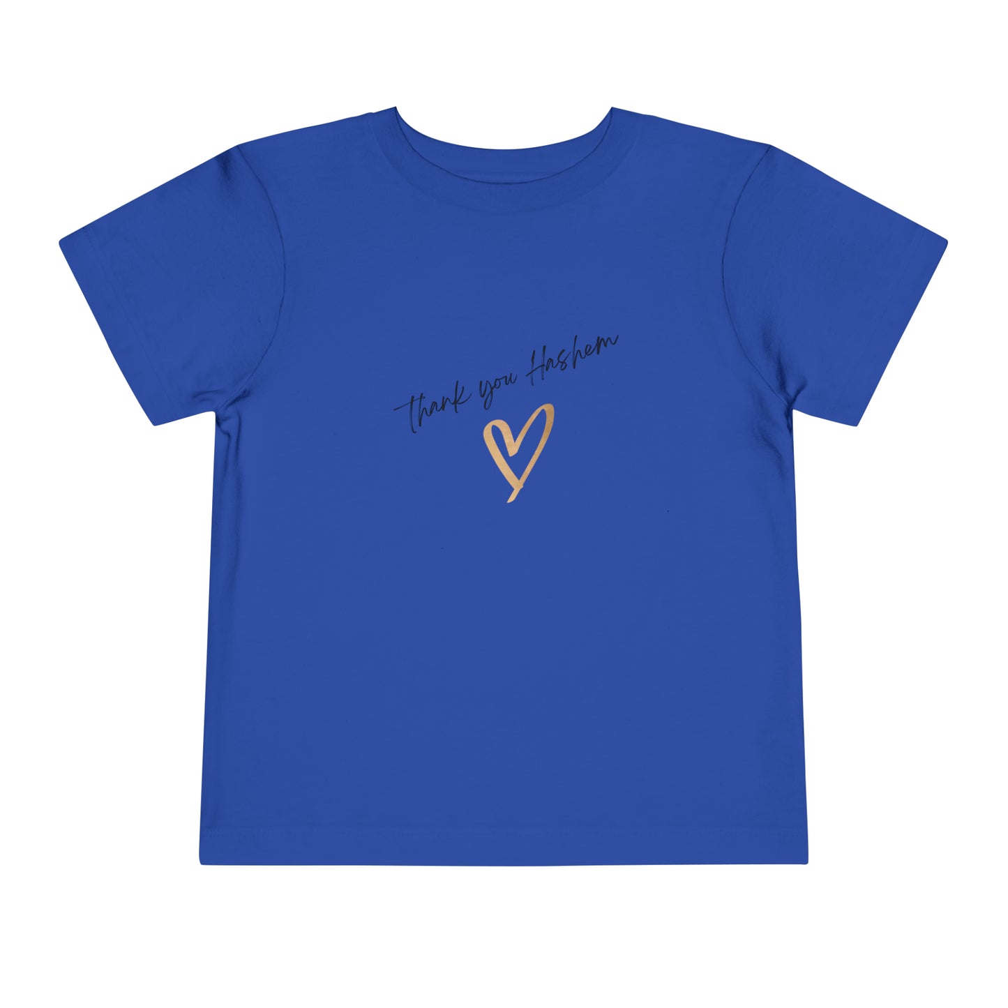Toddler Girl Thank You Hashem short sleeve t-shirt
