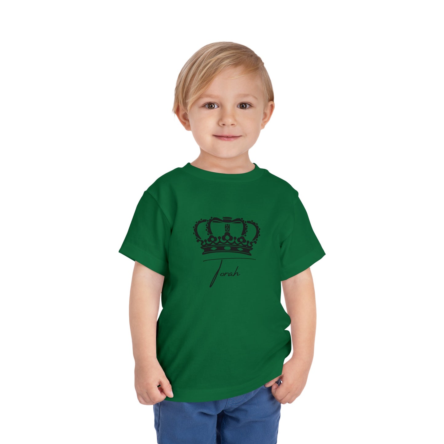 Toddler Crowned Torah Short Sleeve Tee