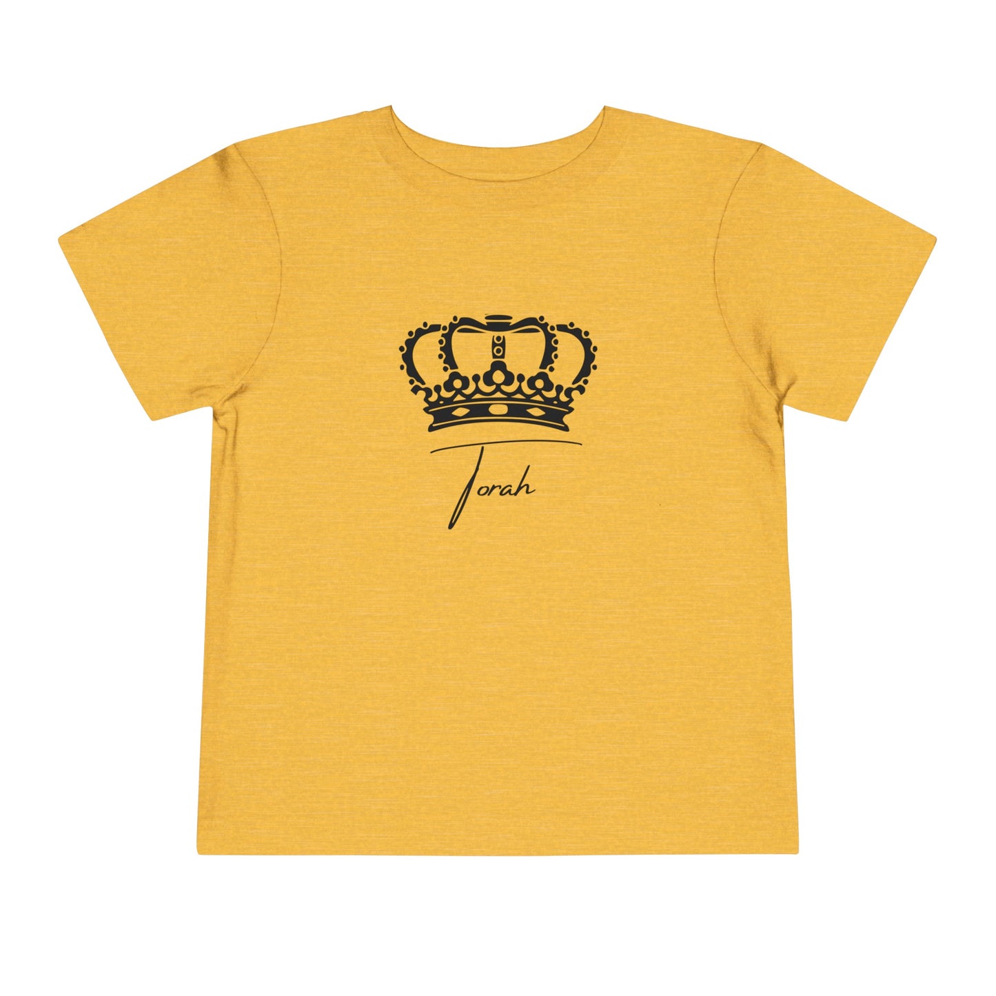 Toddler Crowned Torah Short Sleeve Tee