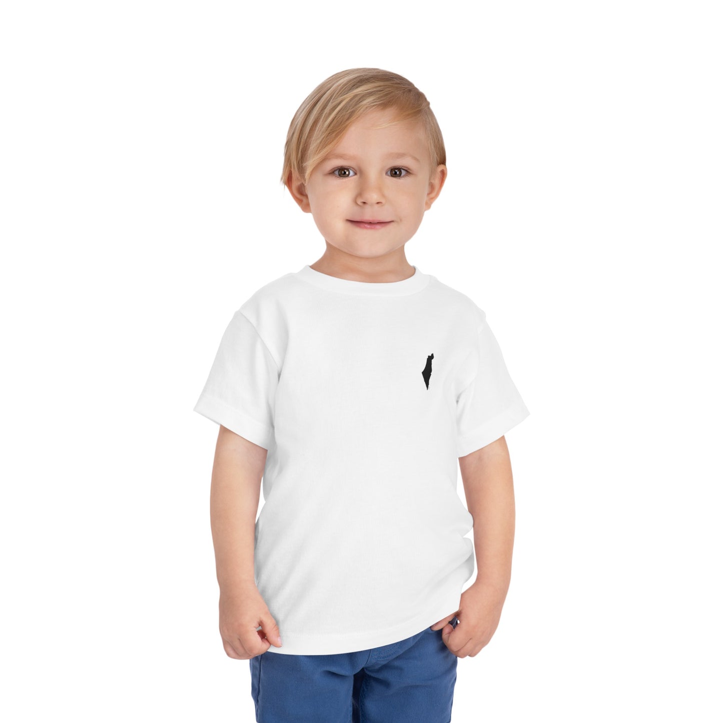 Toddler Map of Israel Short Sleeve Tee