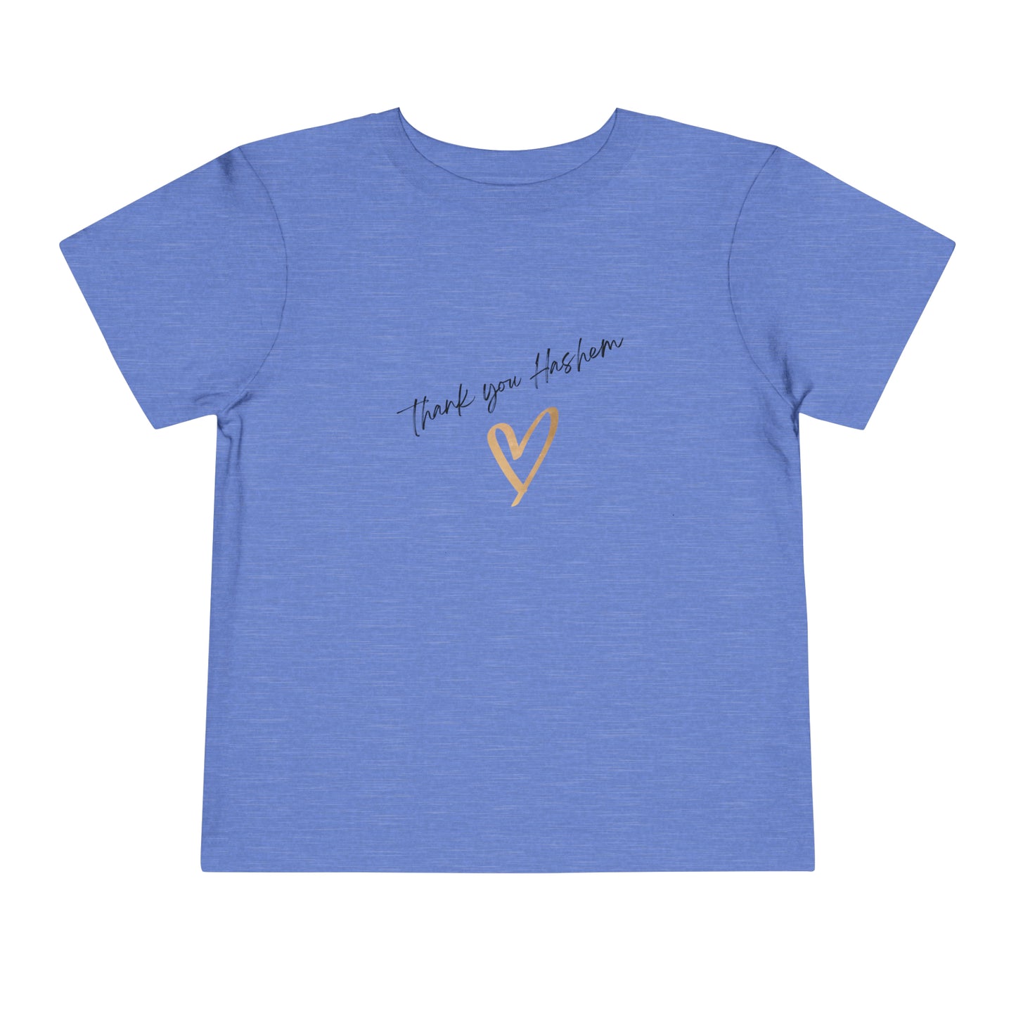 Toddler Girl Thank You Hashem short sleeve t-shirt