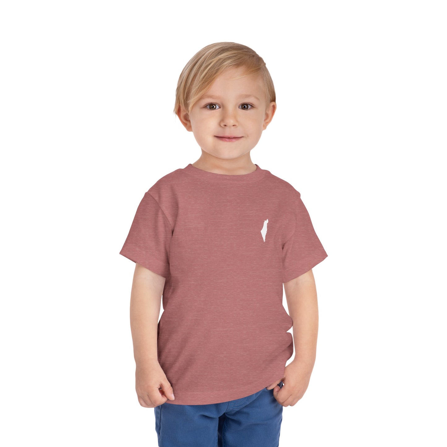 Toddler Map of Israel Short Sleeve Tee