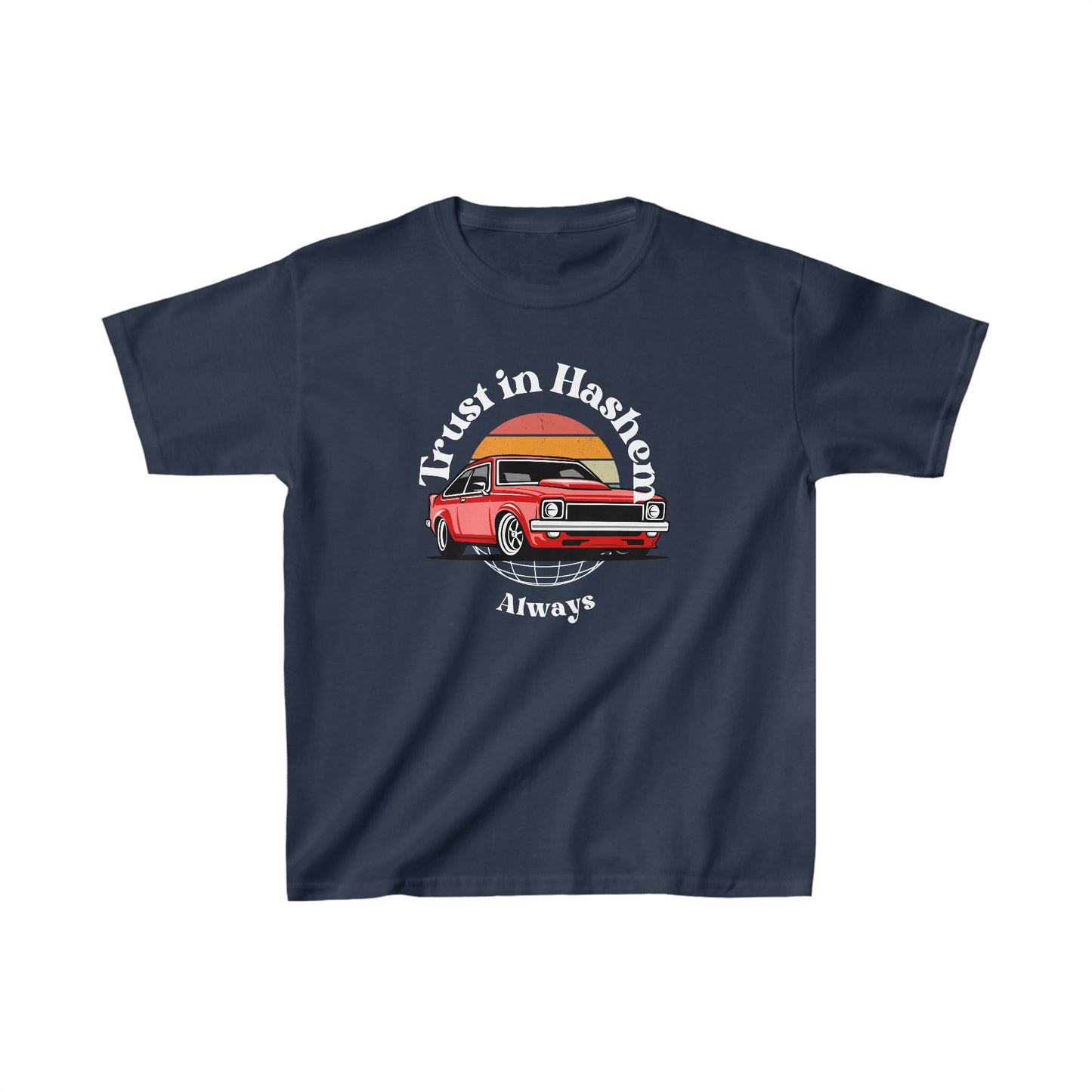 Kids' Trust in Hashem Car short sleeve t-shirt