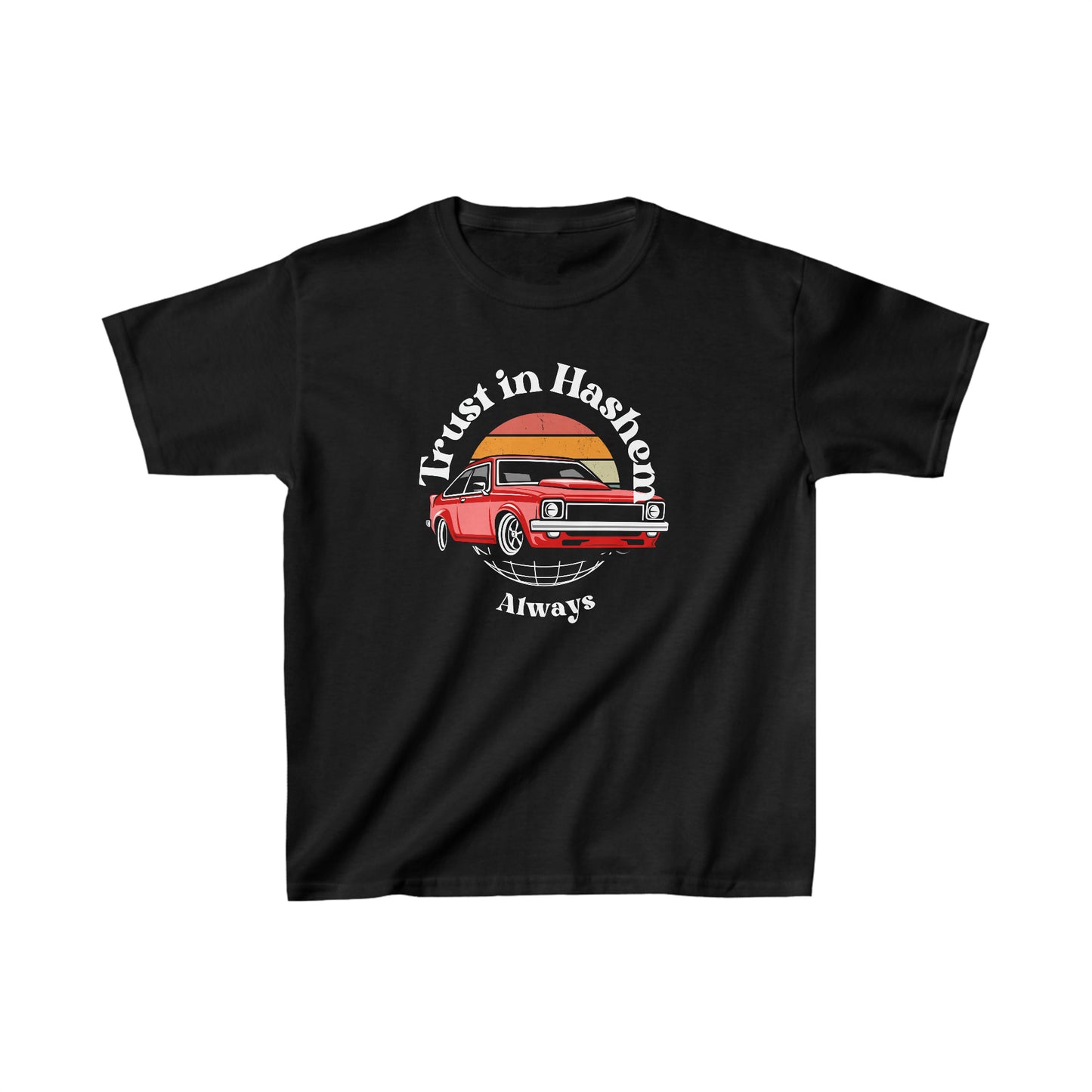 Kids' Trust in Hashem Car short sleeve t-shirt