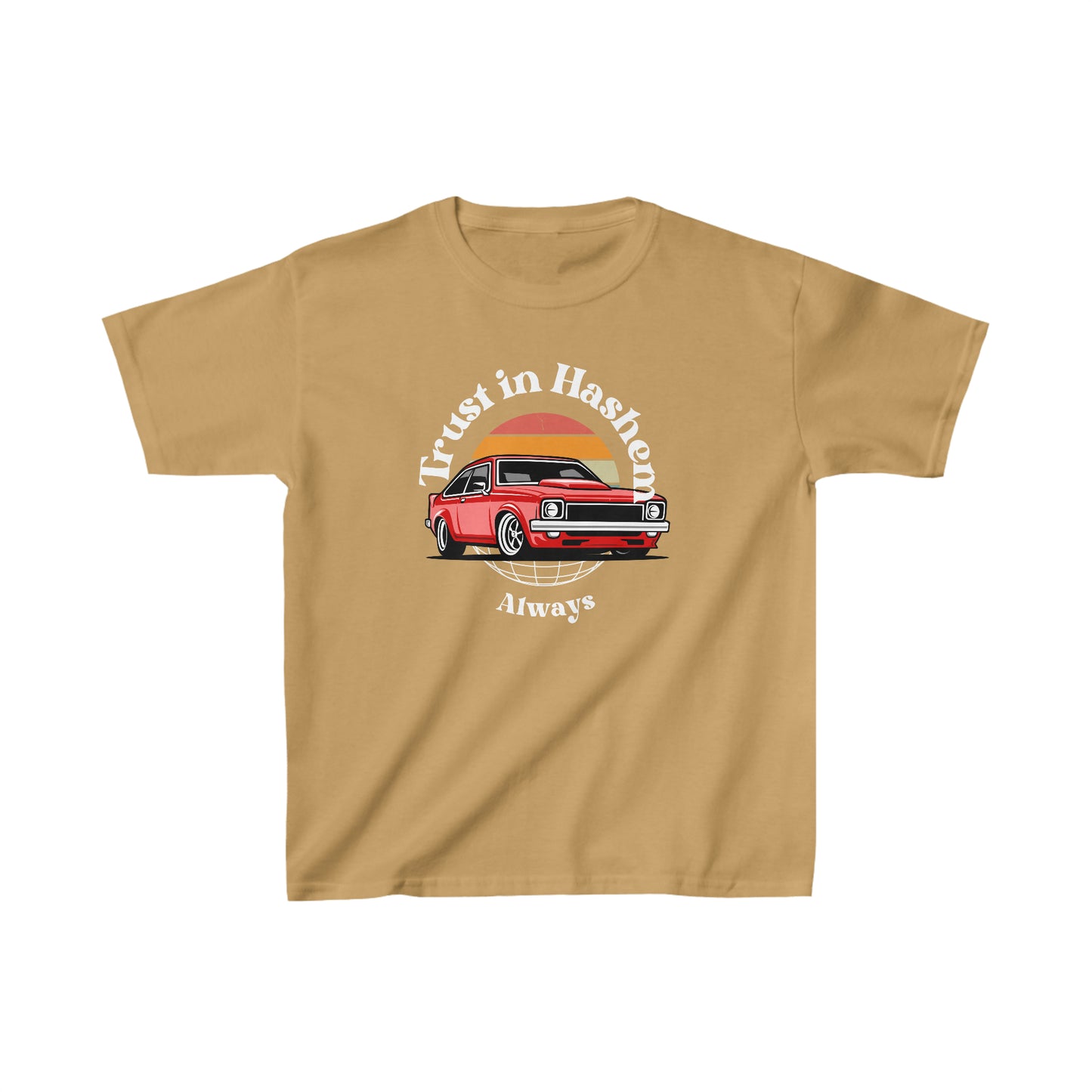 Kids' Trust in Hashem Car short sleeve t-shirt