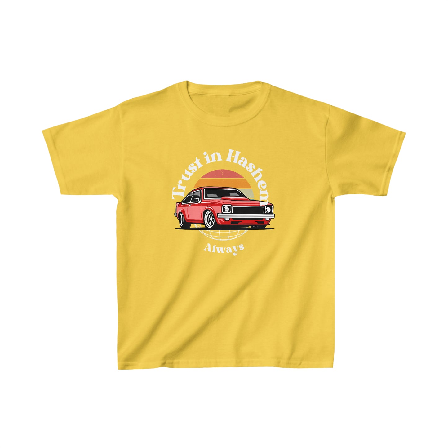 Kids' Trust in Hashem Car short sleeve t-shirt