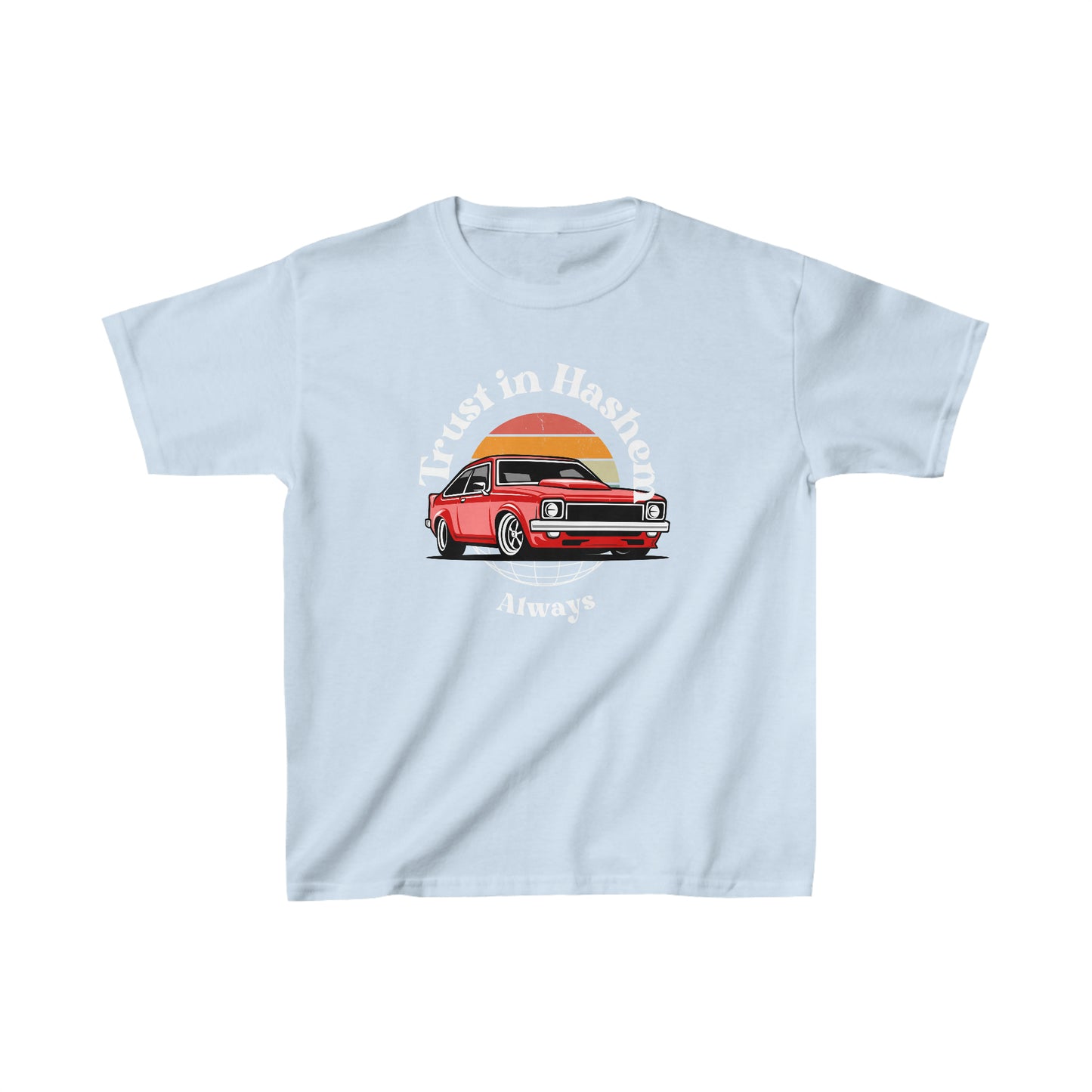 Kids' Trust in Hashem Car short sleeve t-shirt