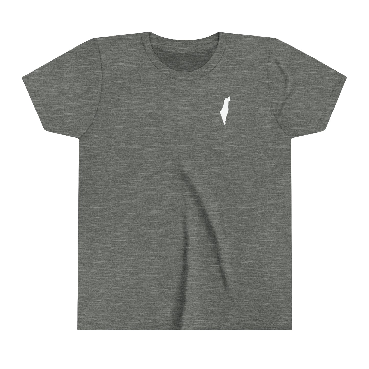 Kids Map of Israel - minimalist design short sleeve t-shirt