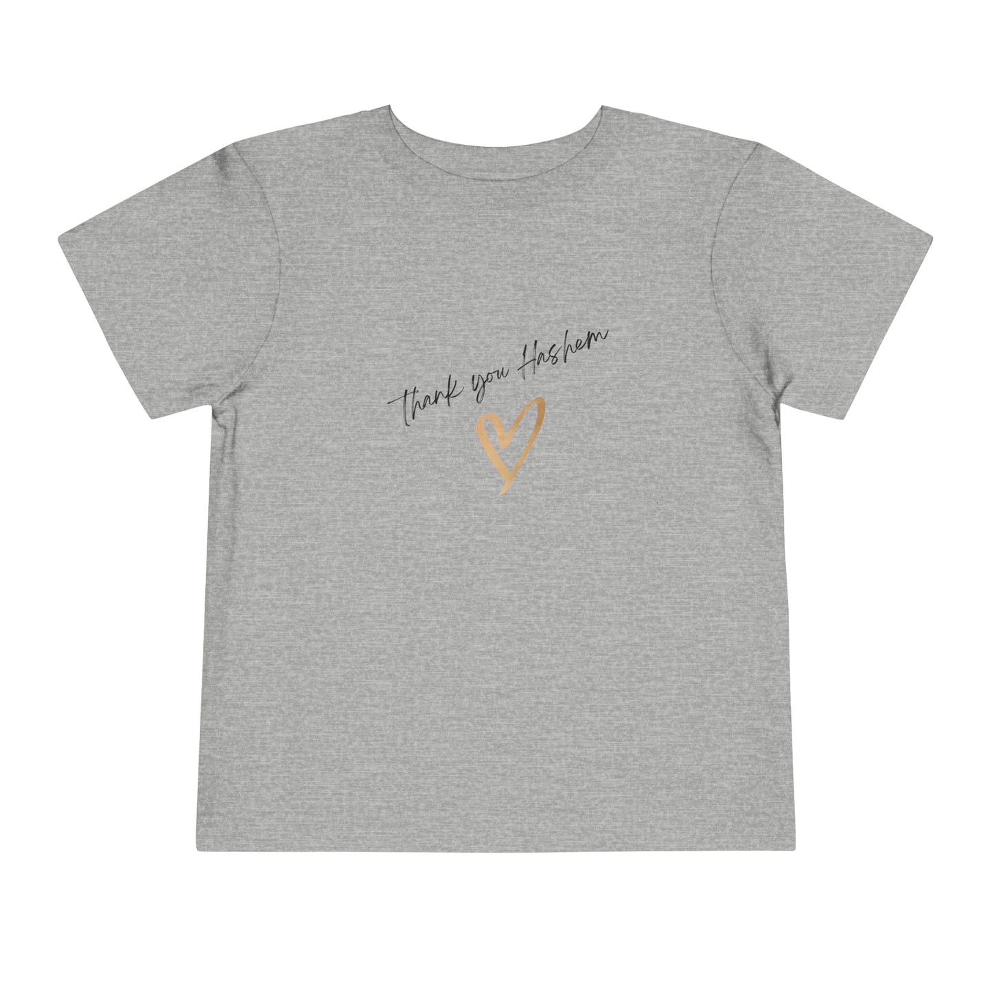Toddler Girl Thank You Hashem short sleeve t-shirt