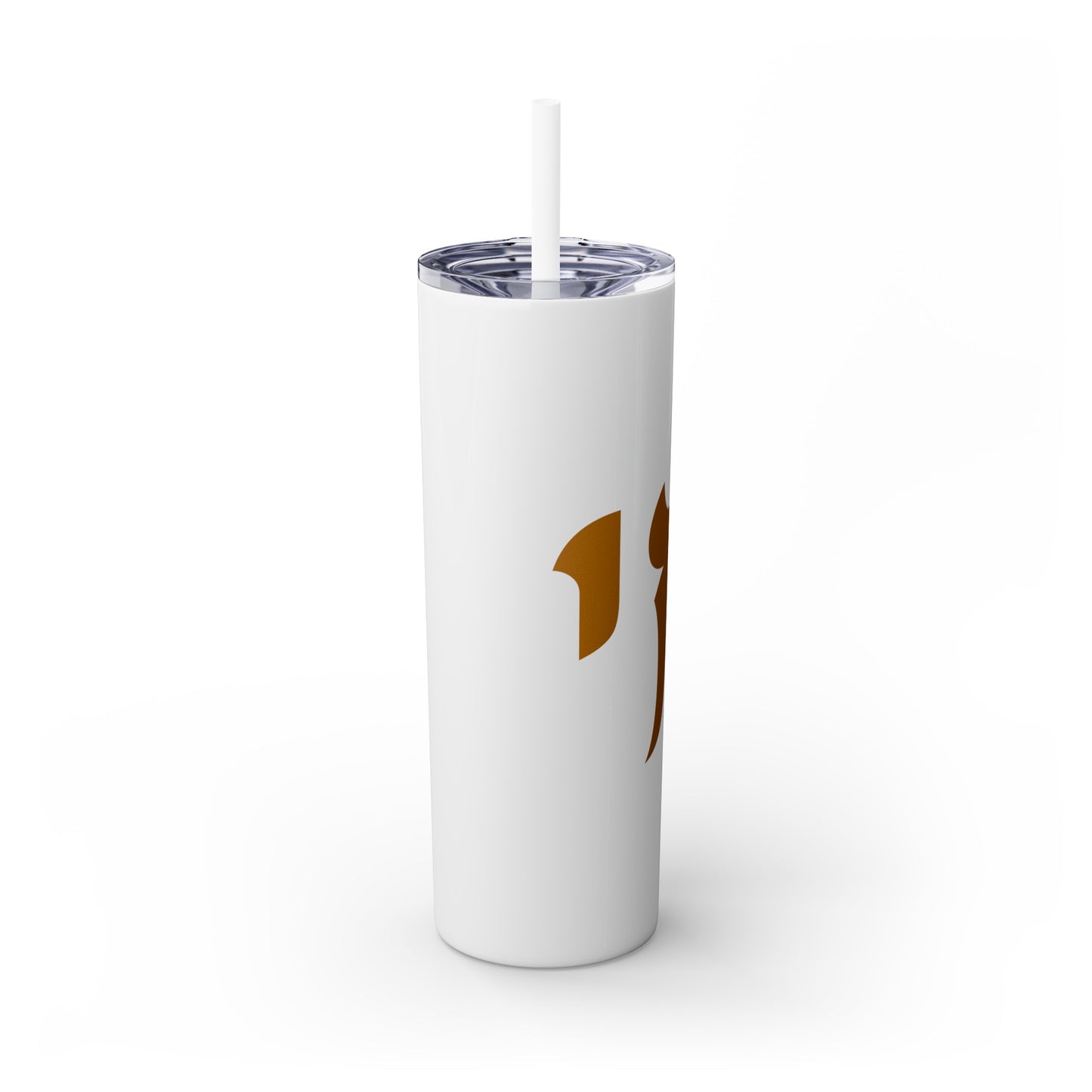Gold Chai Tumbler with Straw, 20oz