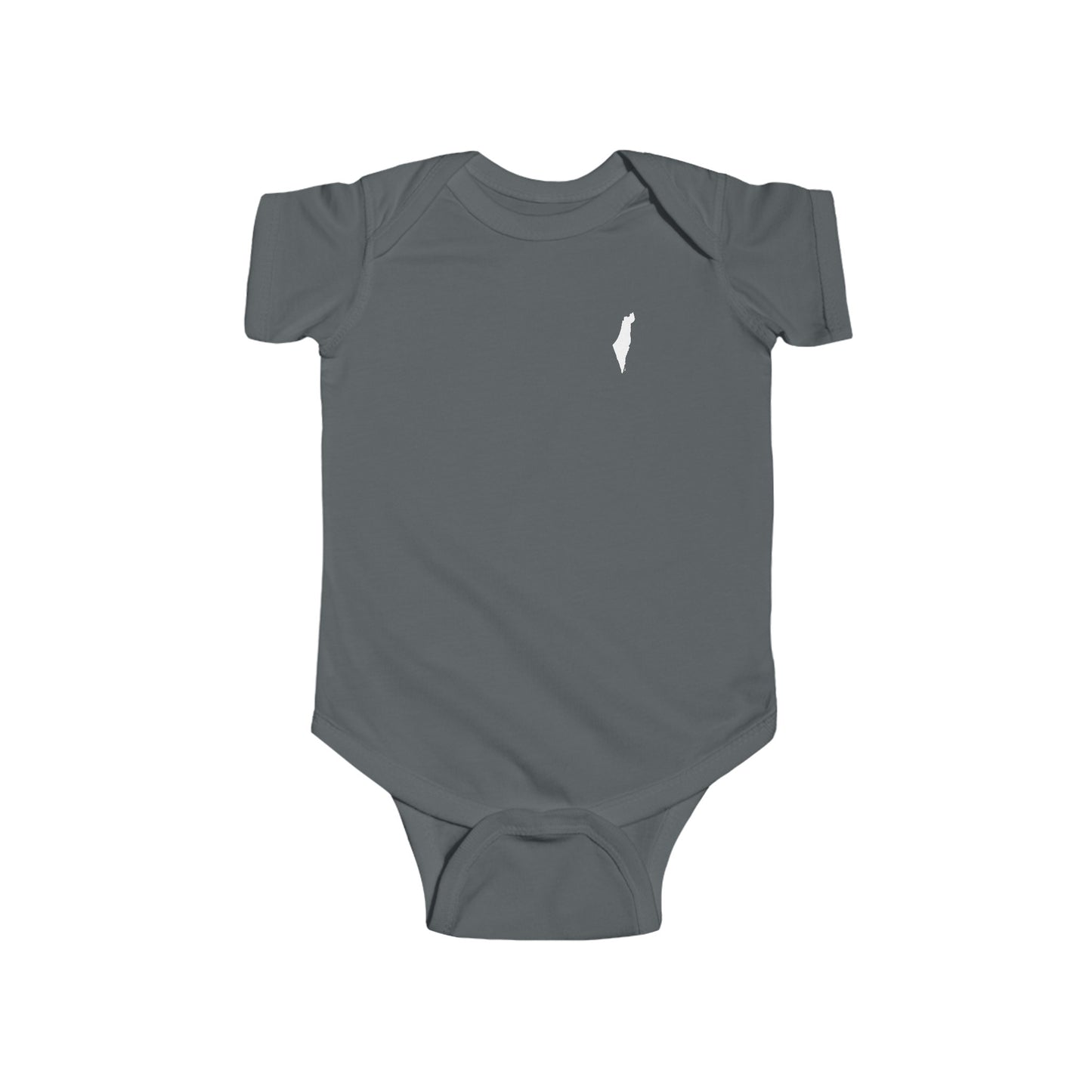 Infant Map of Israel - Minimalist Design Jersey Bodysuit