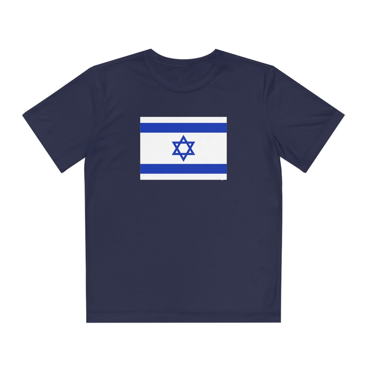 Kids Sport Flag of Israel Tee