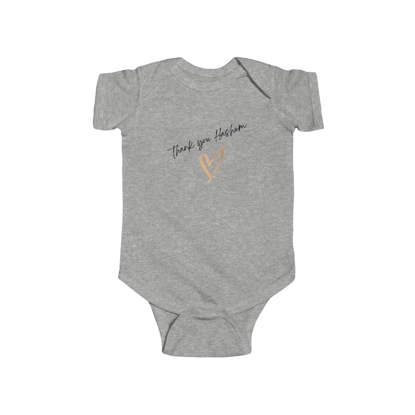 Infant Thank You Hashem Short Sleeve Jersey Bodysuit