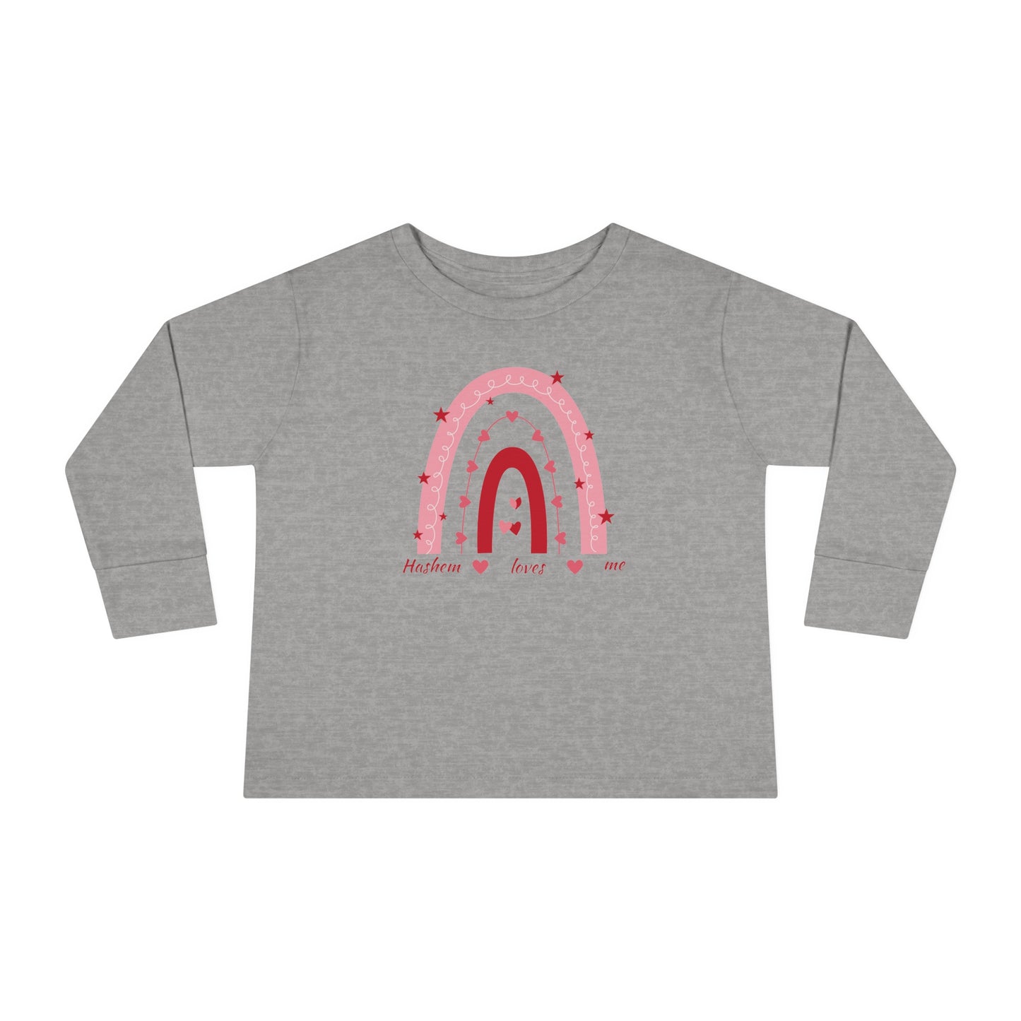 Toddler Girls'Hashem Loves Me Long Sleevet-shirt