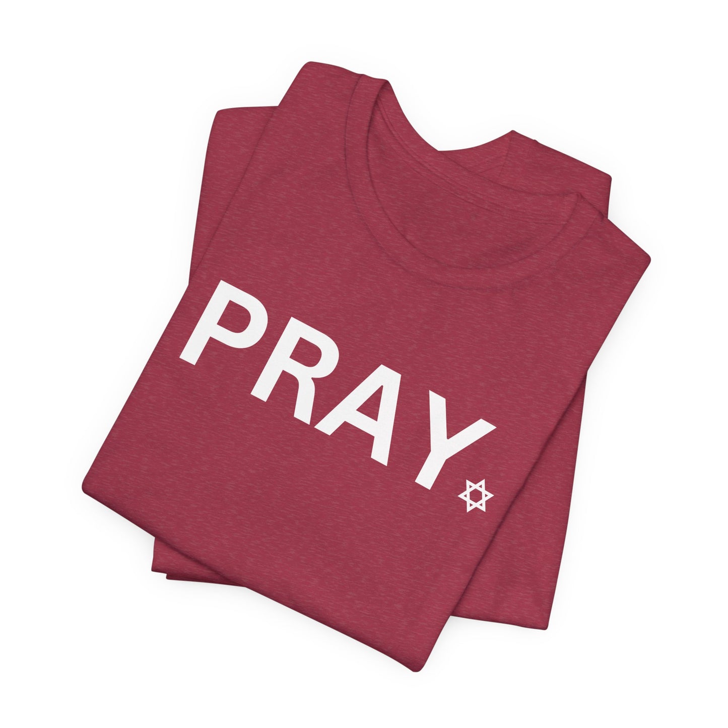 Adult Unisex PRAY Jersey Short Sleeve Tee