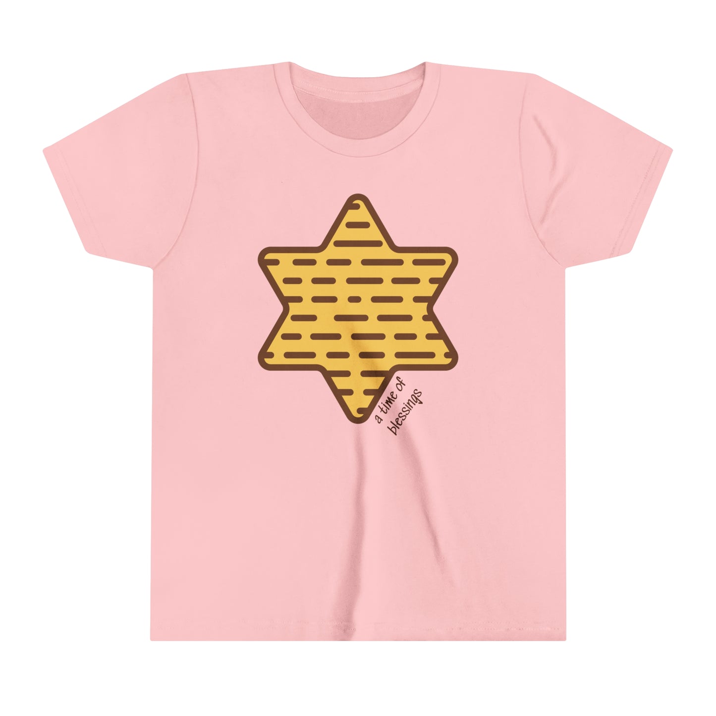 Kids Matza Magen David, a time of blessings Short Sleeve t-shirt