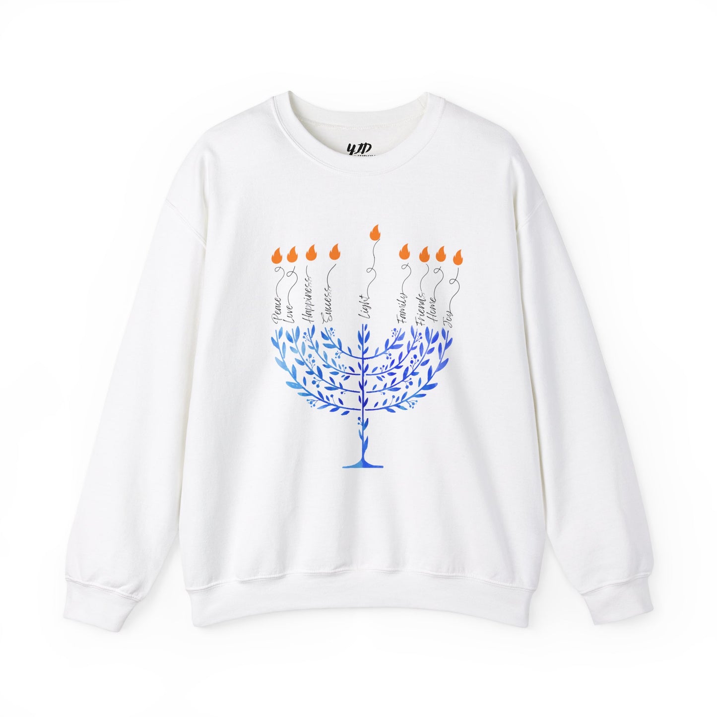 Adult Menorah Crewneck Sweatshirt