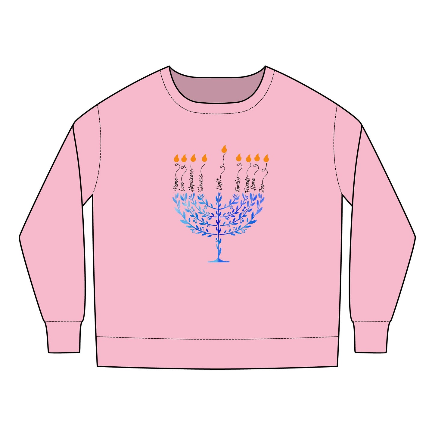 Toddler Menorah Sweatshirt