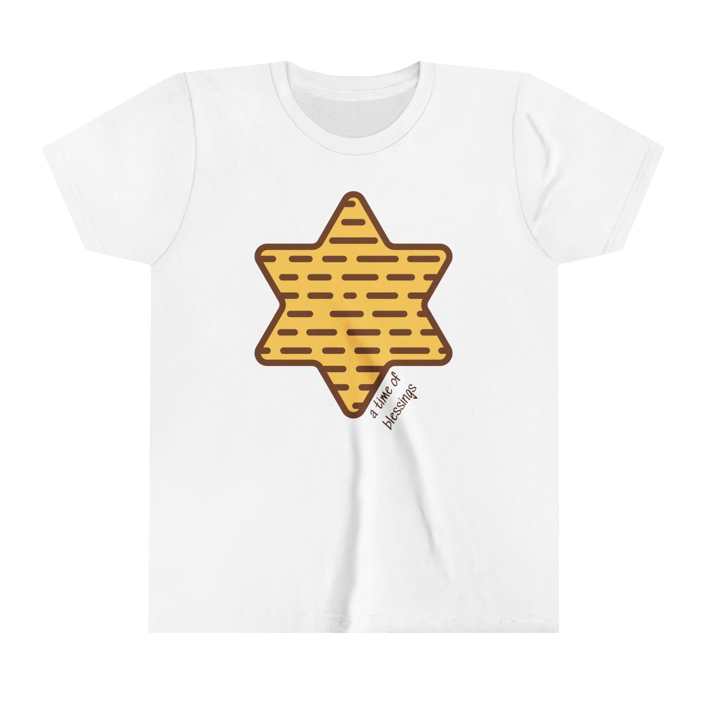 Kids Matza Magen David, a time of blessings Short Sleeve t-shirt