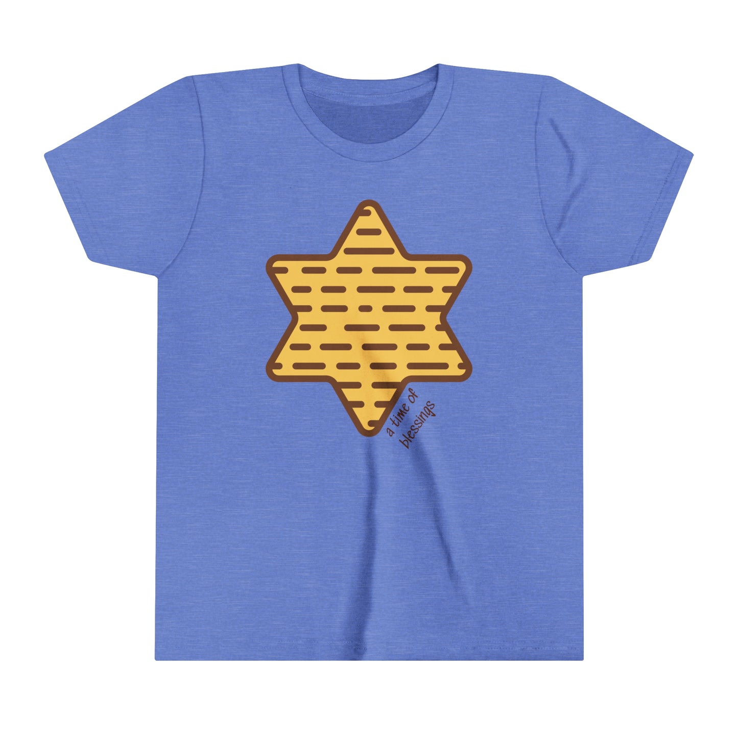 Kids Matza Magen David, a time of blessings Short Sleeve t-shirt