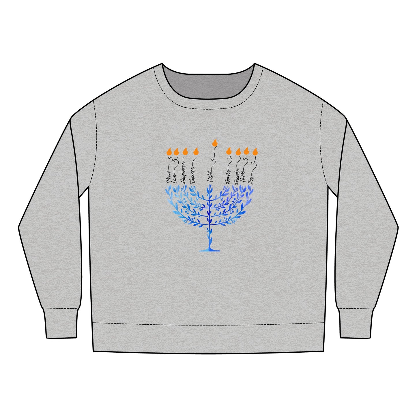 Toddler Menorah Sweatshirt