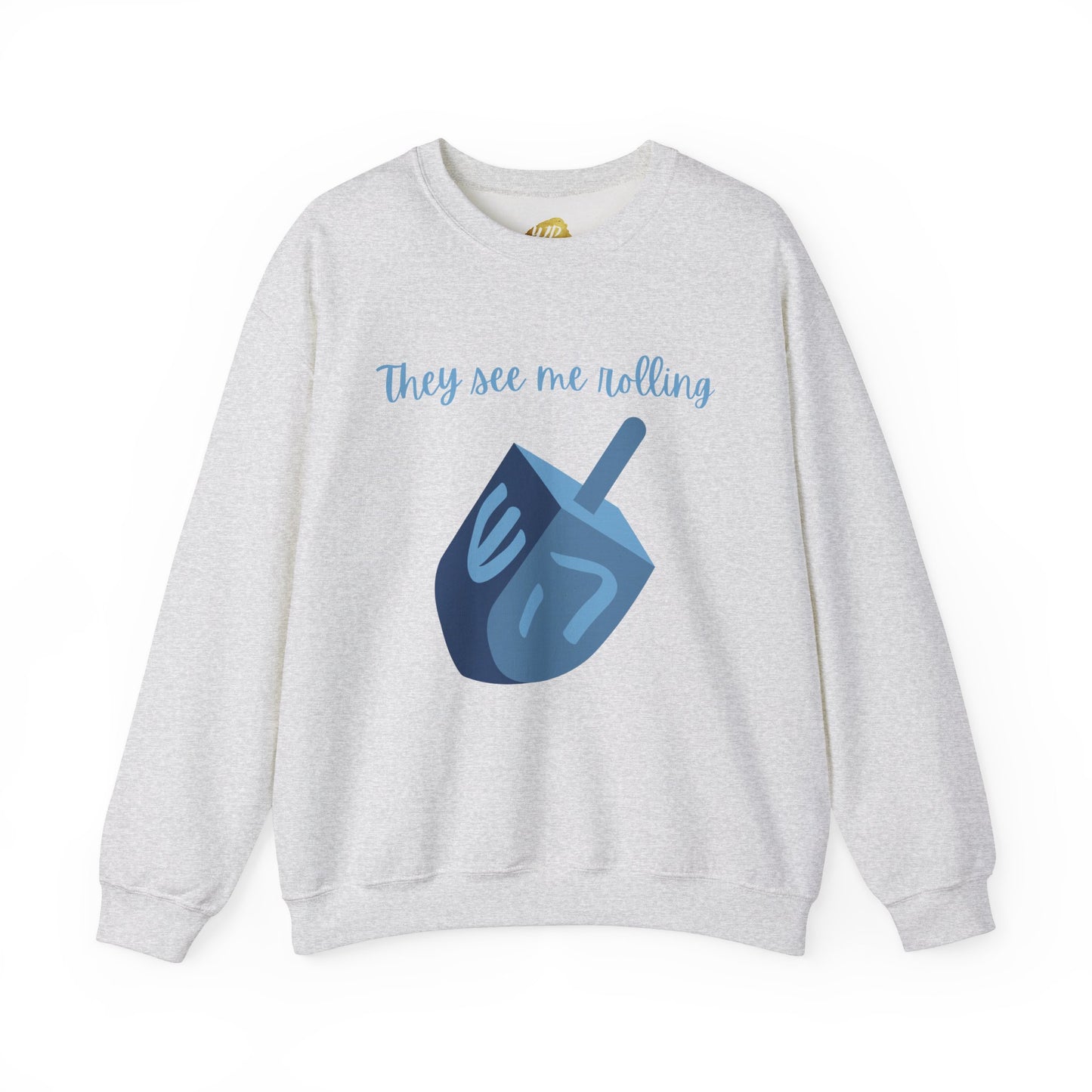 Adult Dreidel Crewneck Sweatshirt