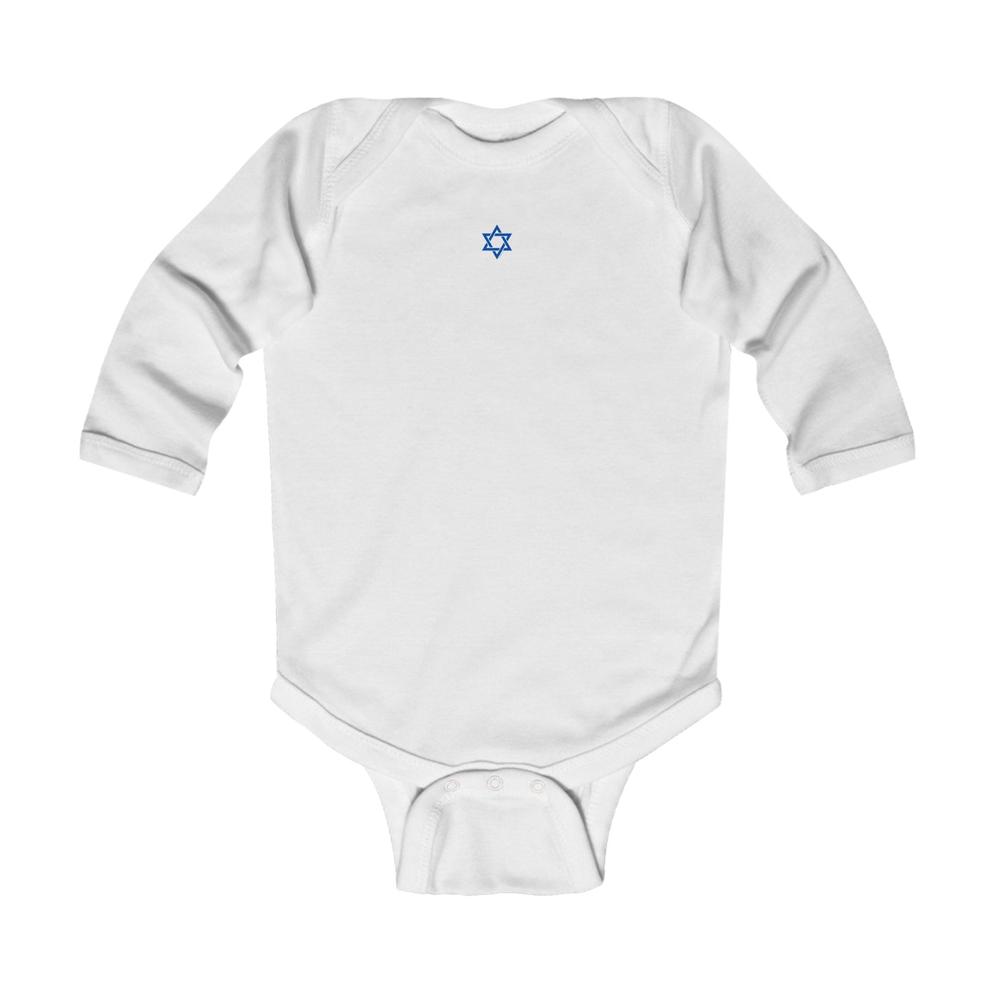 Infant Sm Magen David Long Sleeve Bodysuit